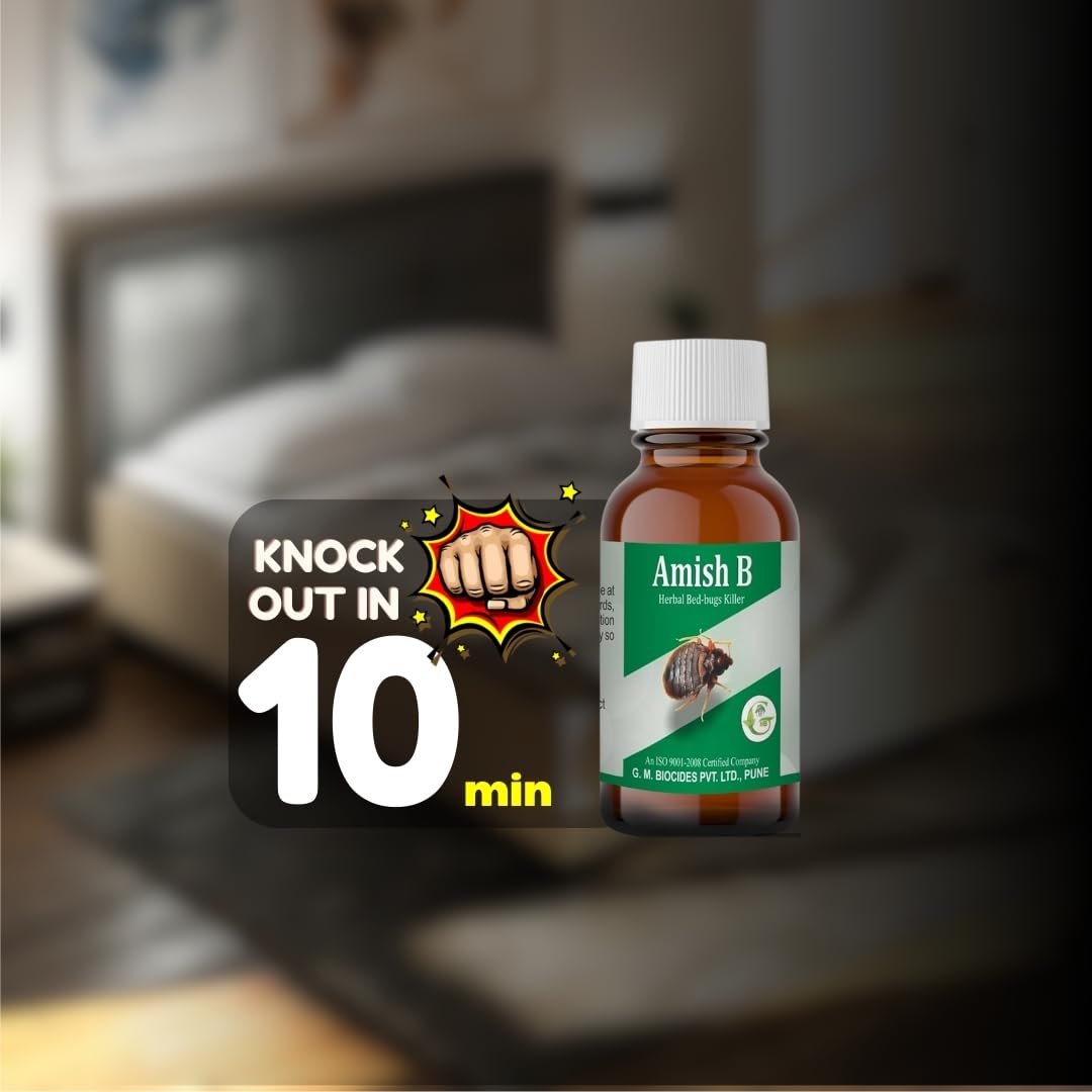 Amish Herbal Bed Bug Liquid 30ml Pack-2 for Making 3ltr Spray Bottle