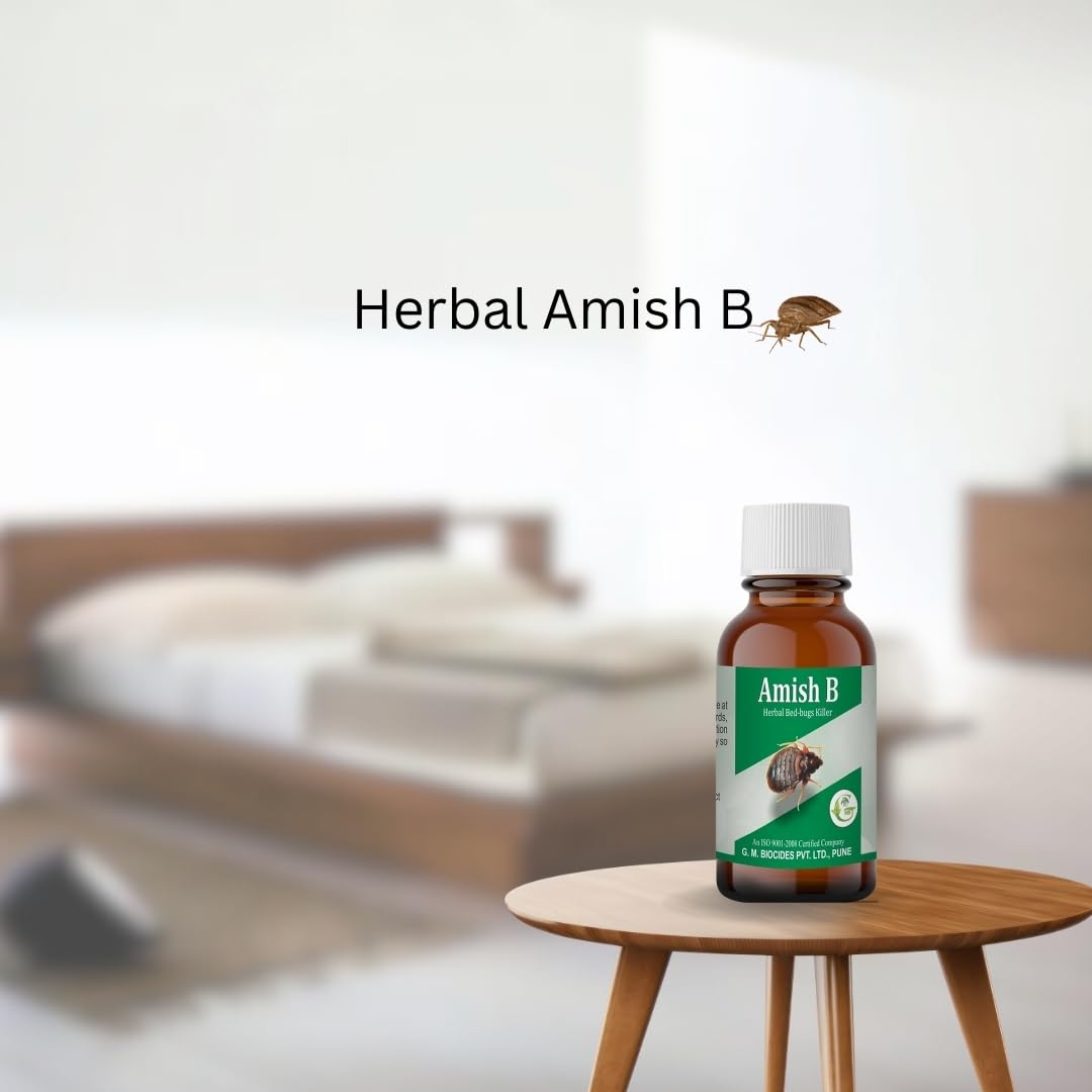Amish Herbal Bed Bug Liquid 30ml Pack-2 for Making 3ltr Spray Bottle
