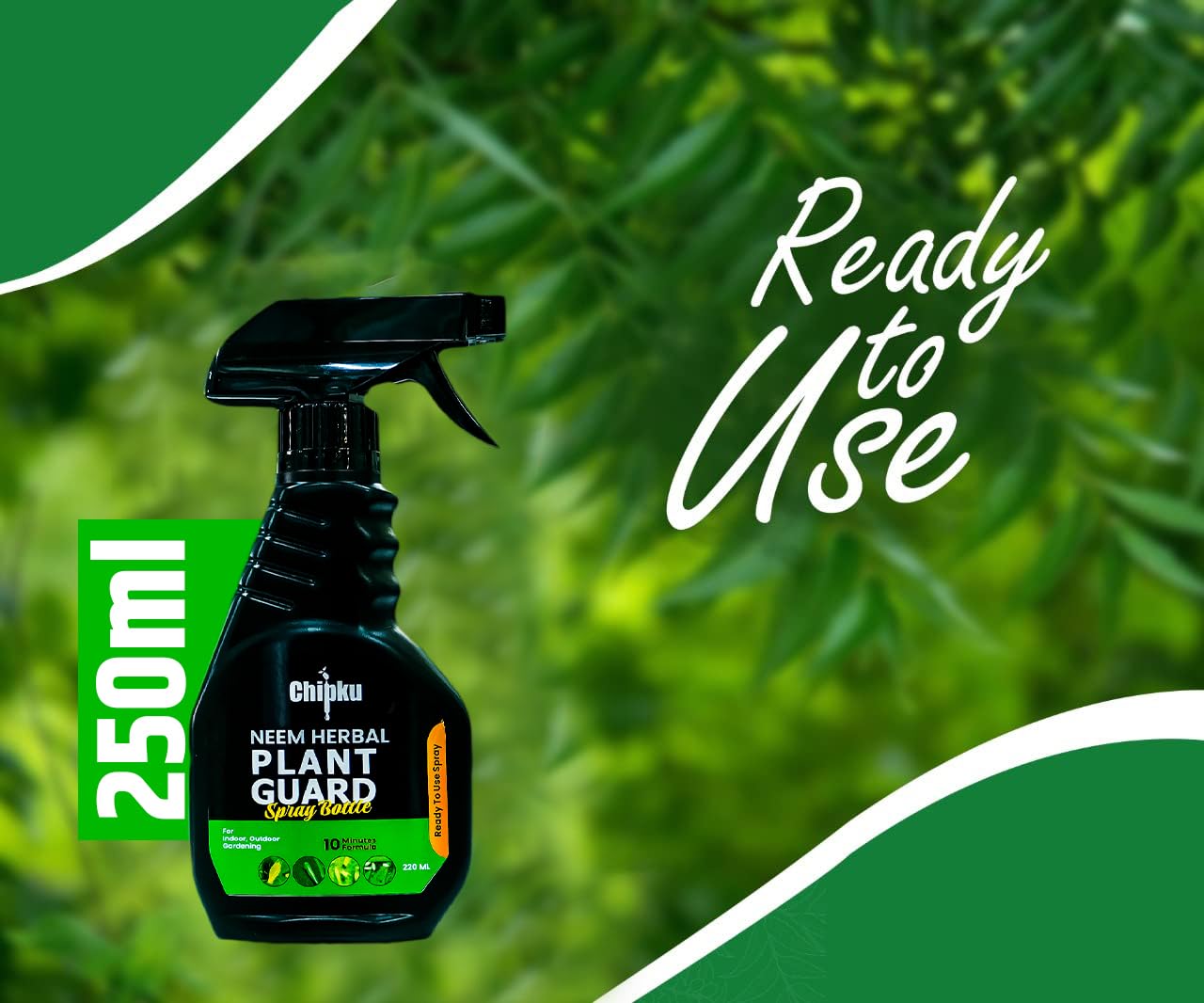 Chipku Pure neem oil Ready to Use - 440 ml