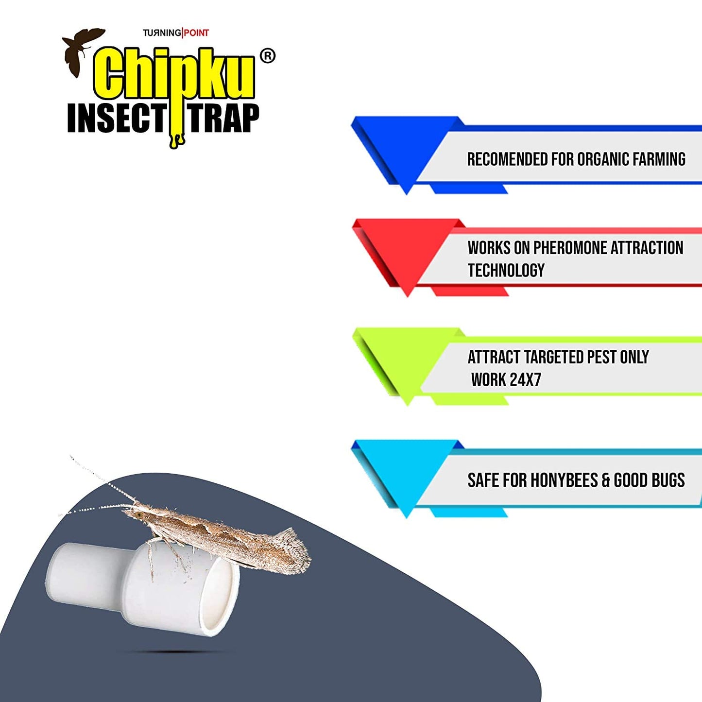 Chipku-Pheromone Lure for Insect Diamond Black Moth (DBM) (10)