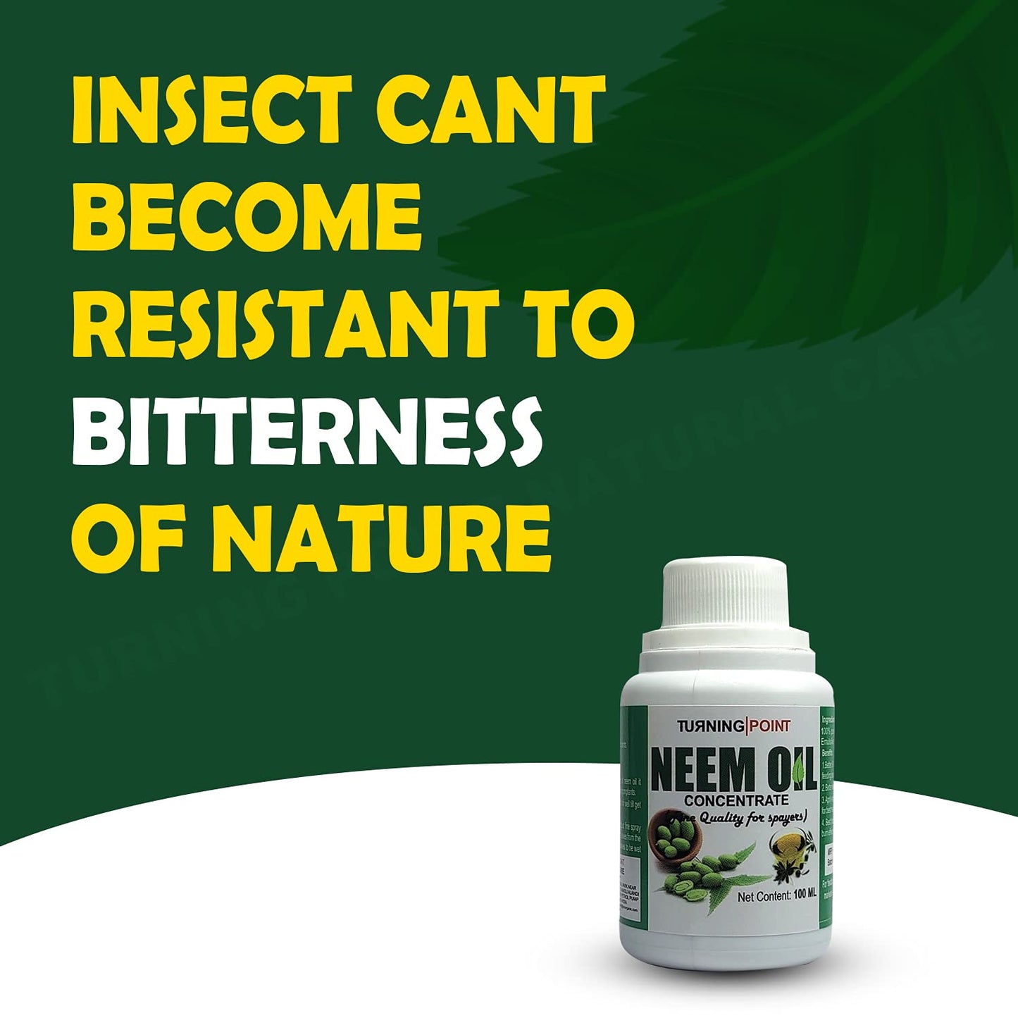 Chipku Pure Cold Pressed Water-soluble Neem Oil - 100 ml
