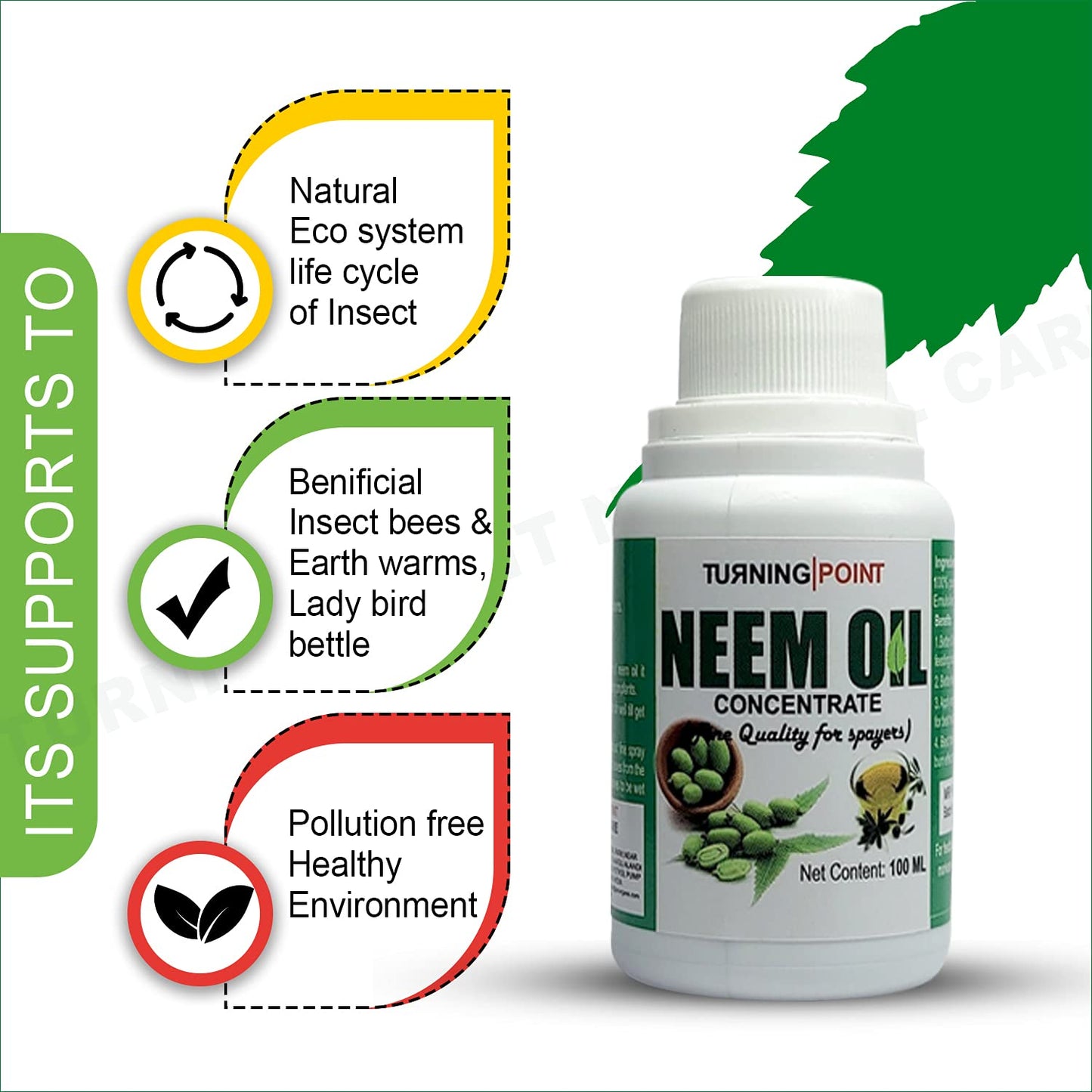 Chipku Pure Cold Pressed Water-soluble Neem Oil - 100 ml