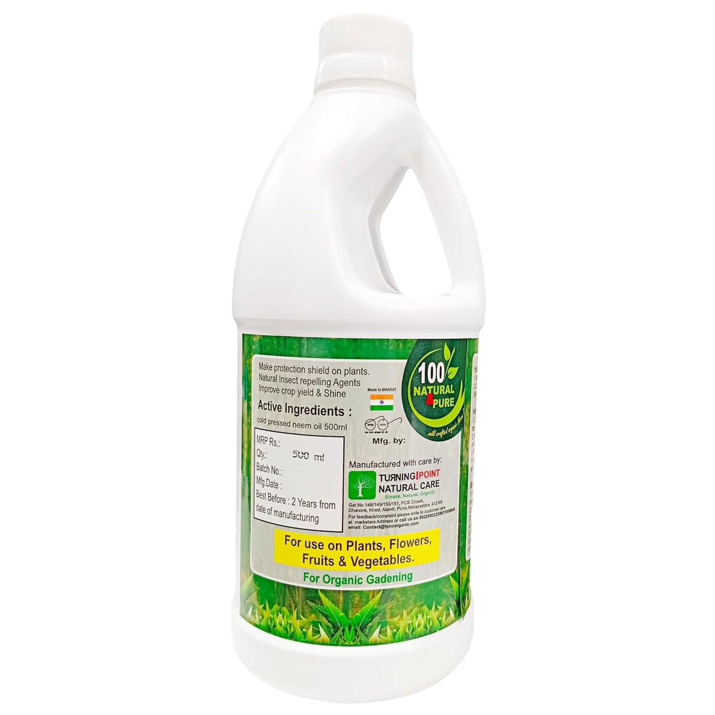 Chipku Cold pressed pure neem seed oil - 500 ml