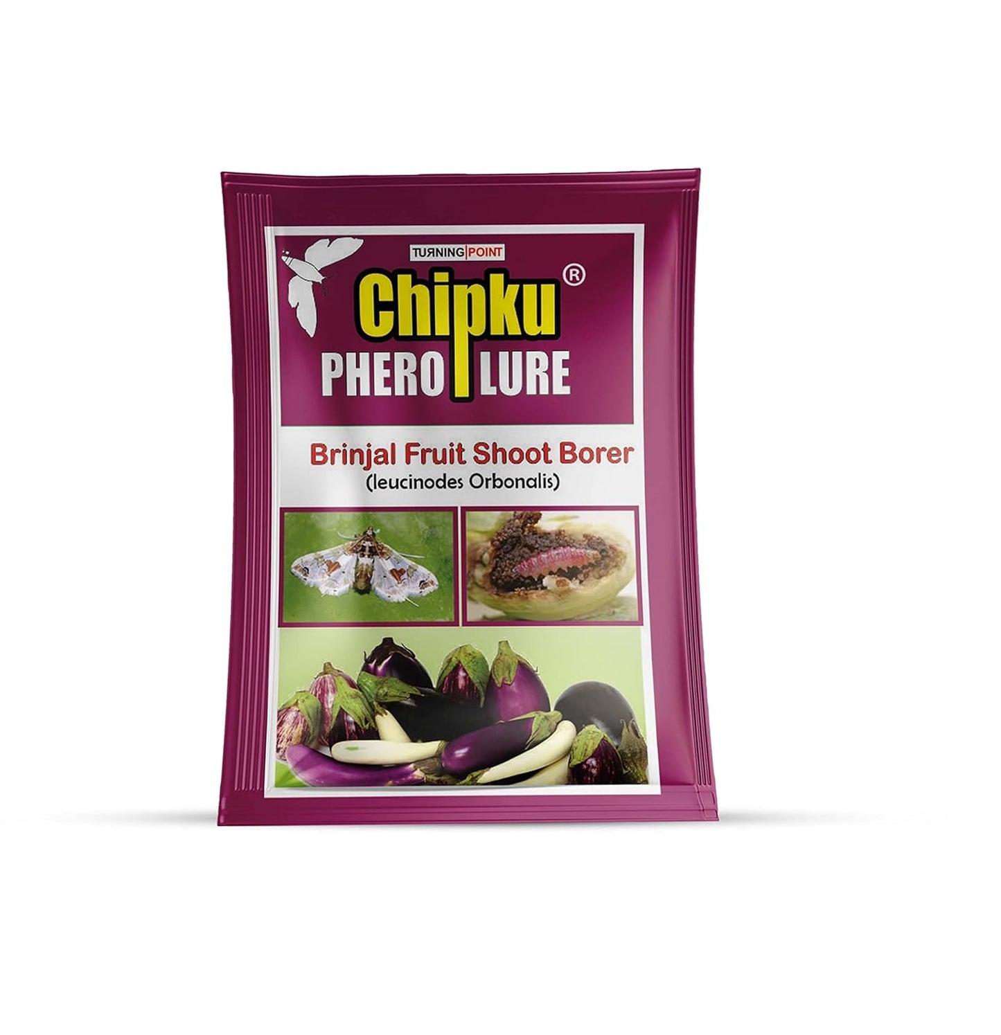 Chipku-Pheromone Lure for Brinjal Fruit Borer (Leucinodes Orbonalis) Pack of 2