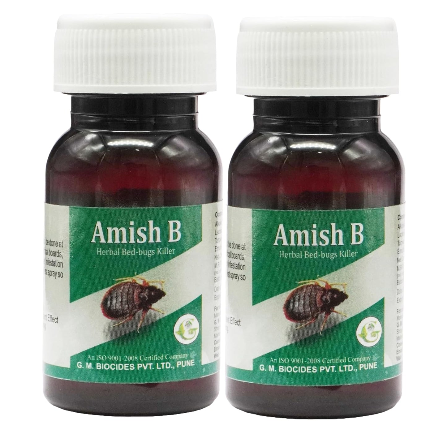 Amish Herbal Bed Bug Liquid 30ml Pack-2 for Making 3ltr Spray Bottle