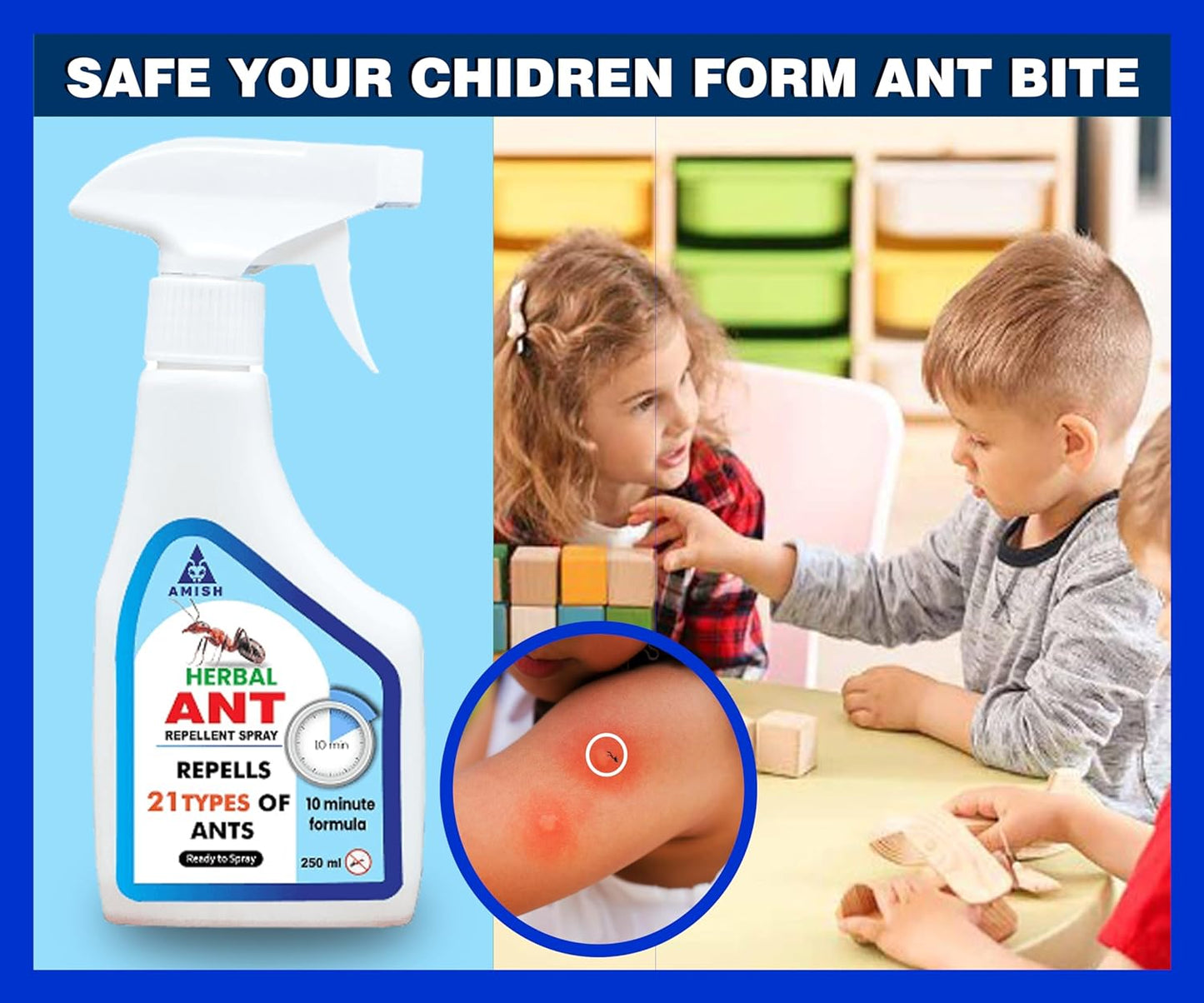 Amish A Eco-Friendly Ant Repellent Spray for Home - pack of 2