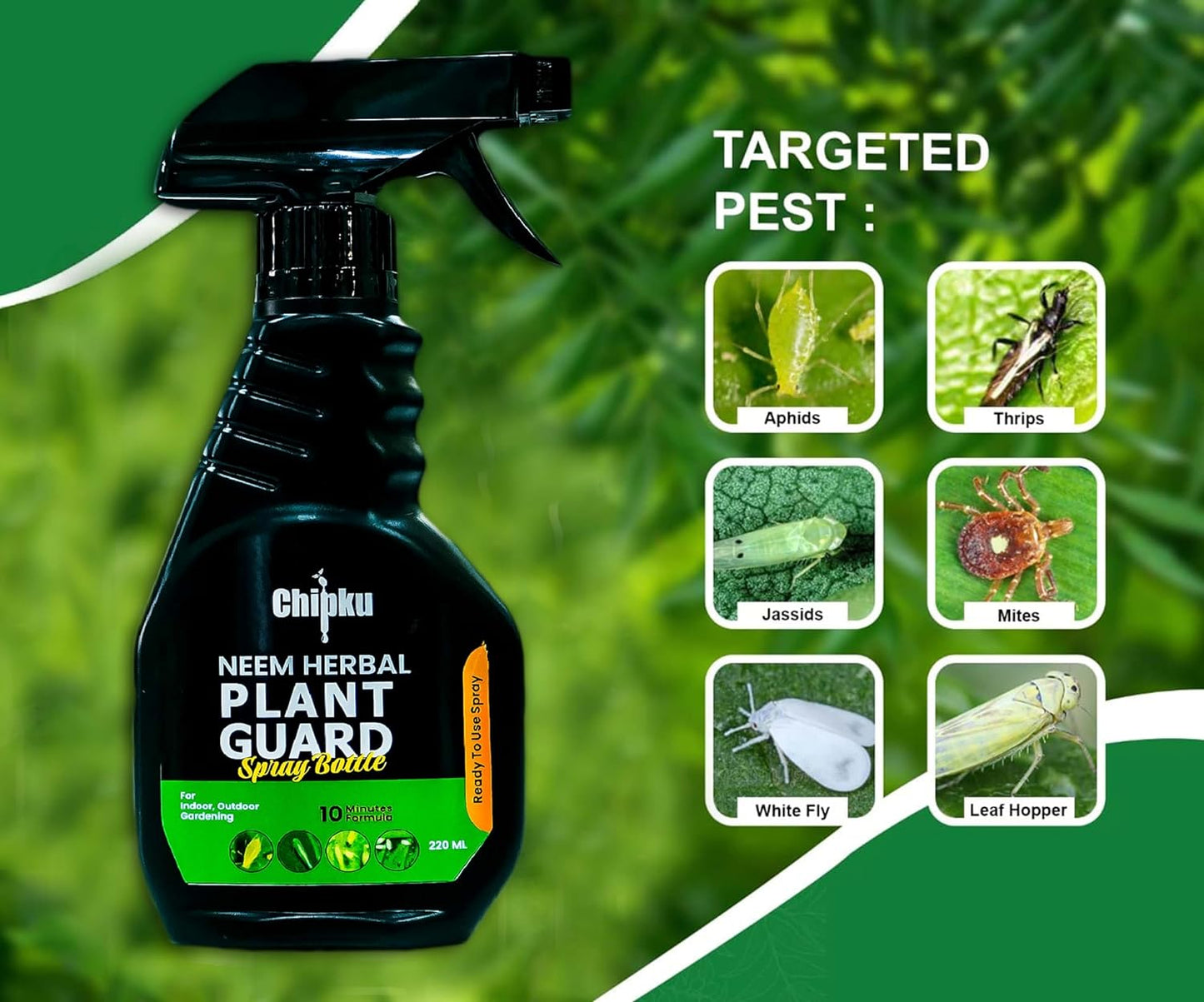 Chipku Pure neem oil Ready to Use - 440 ml