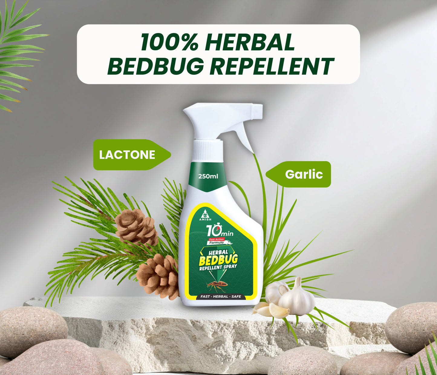 Amish Herbal Bed Bug Spray- 250ml