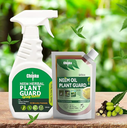 Chipku - Organic Cold Pressed Pure Neem Oil Pouch for Plants