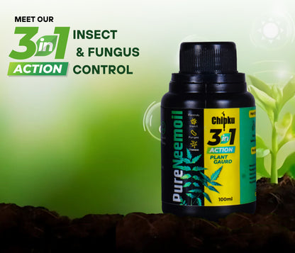 Chipku Pure Cold Pressed Water-soluble Neem Oil - 100 ml