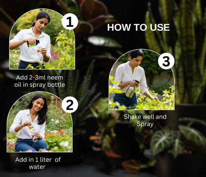 Chipku Pure Cold Pressed Water-soluble Neem Oil - 100 ml