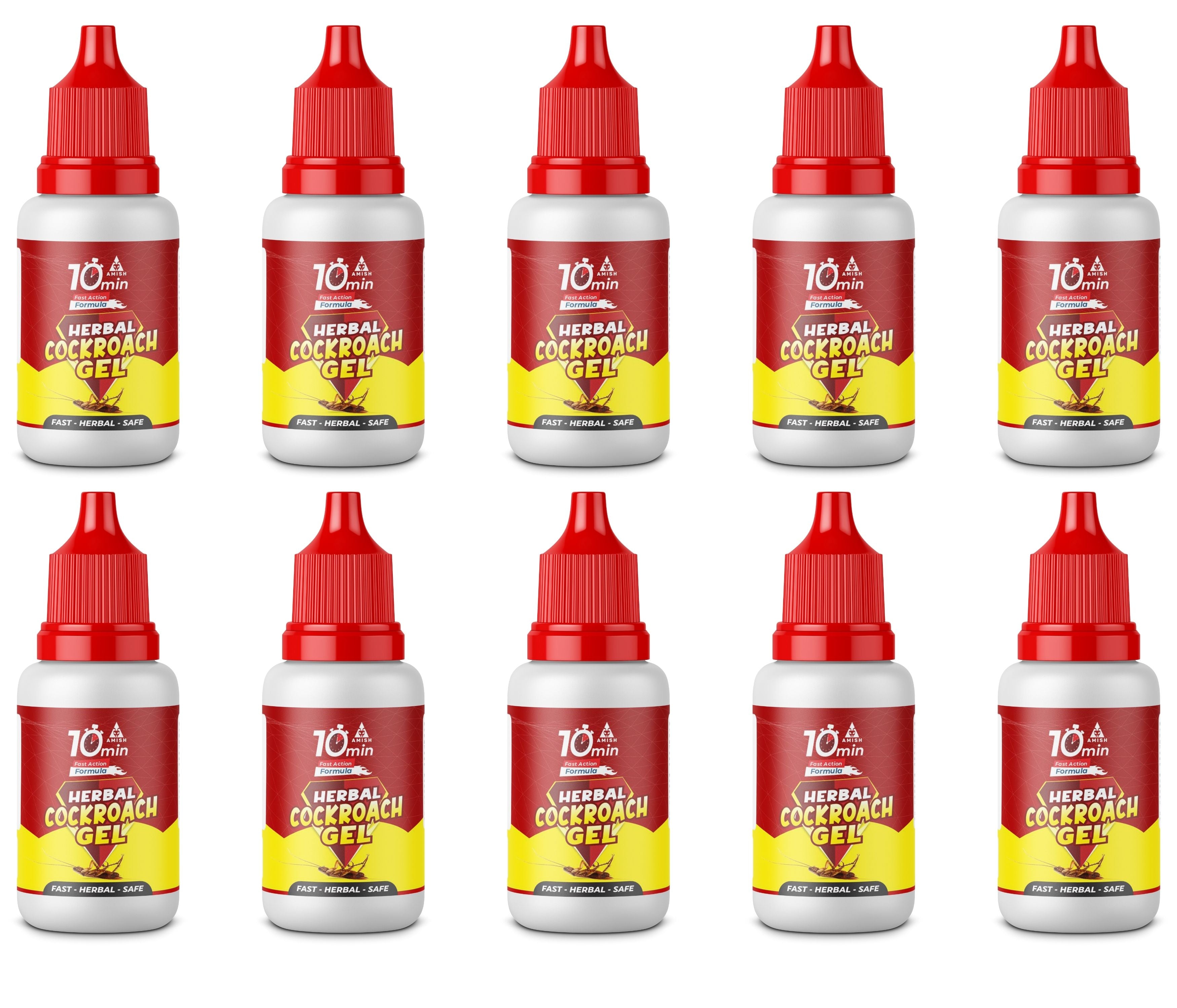 Amish C Eco Friendly Cockroach Bait gel 30g combo pack for Home