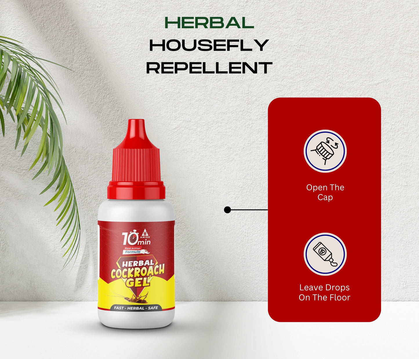 Amish C Eco Friendly Cockroach Bait gel 30g combo pack for Home