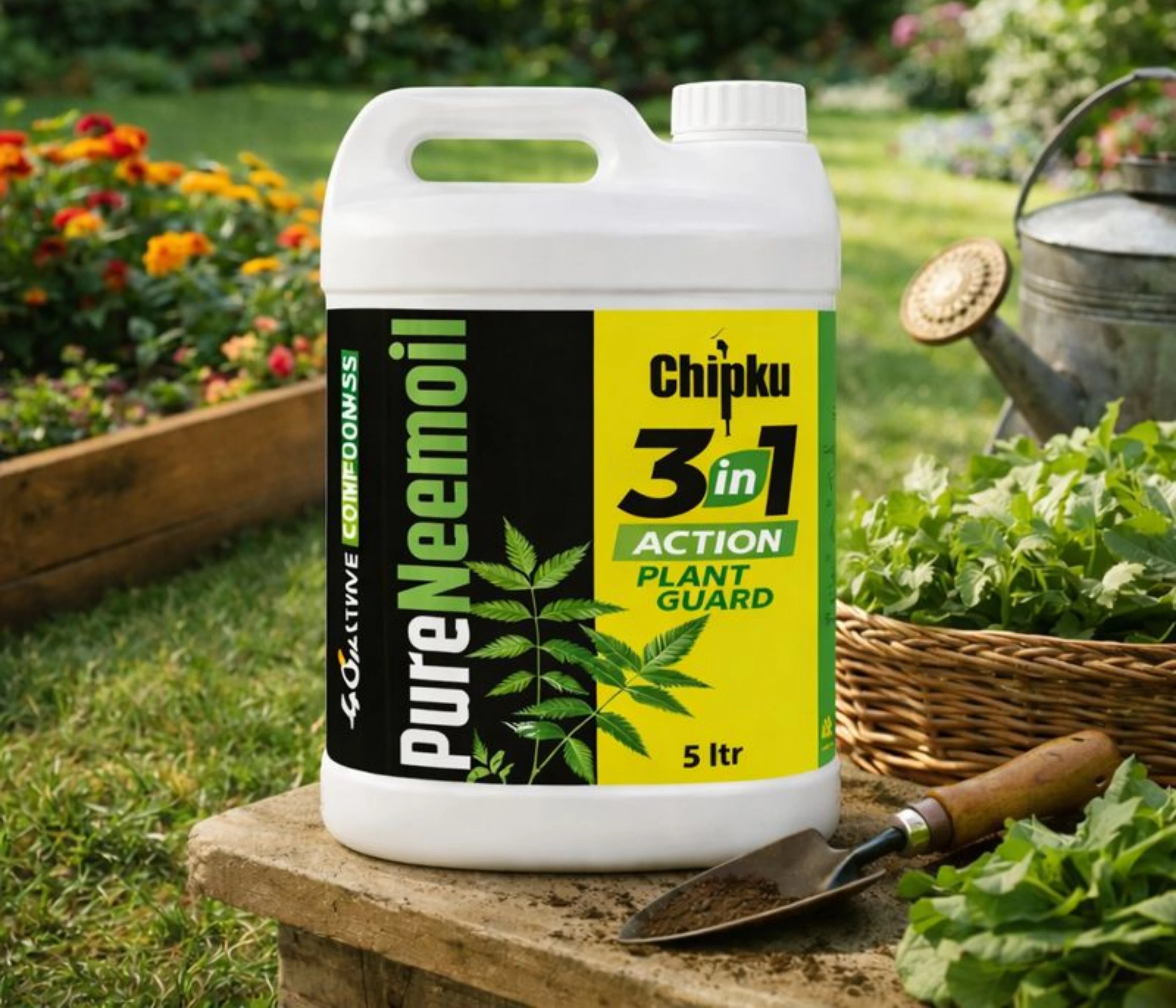 Chipku Organic Neem Oil for Plants 5 liter