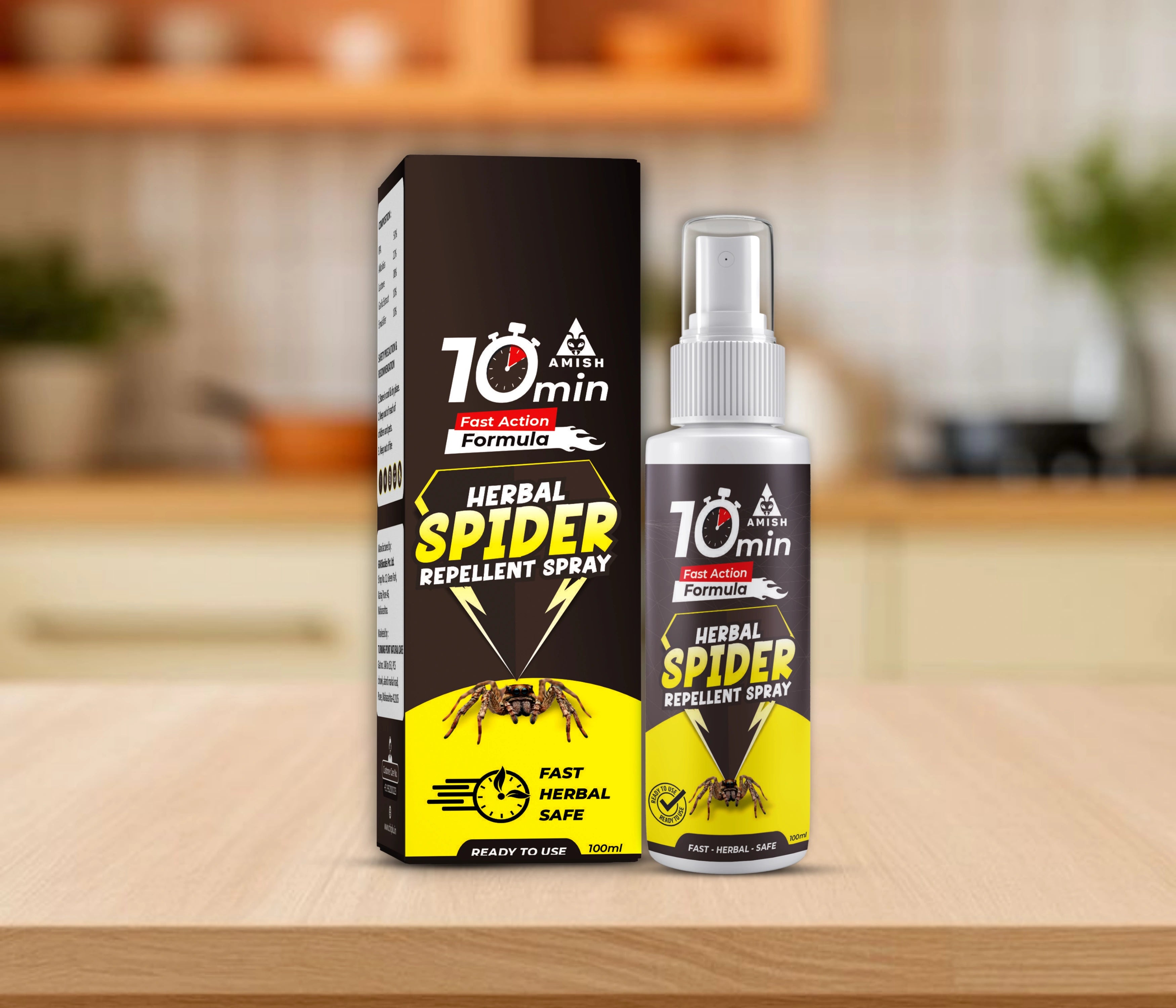 Amish Herbal Spider Spray-100ml