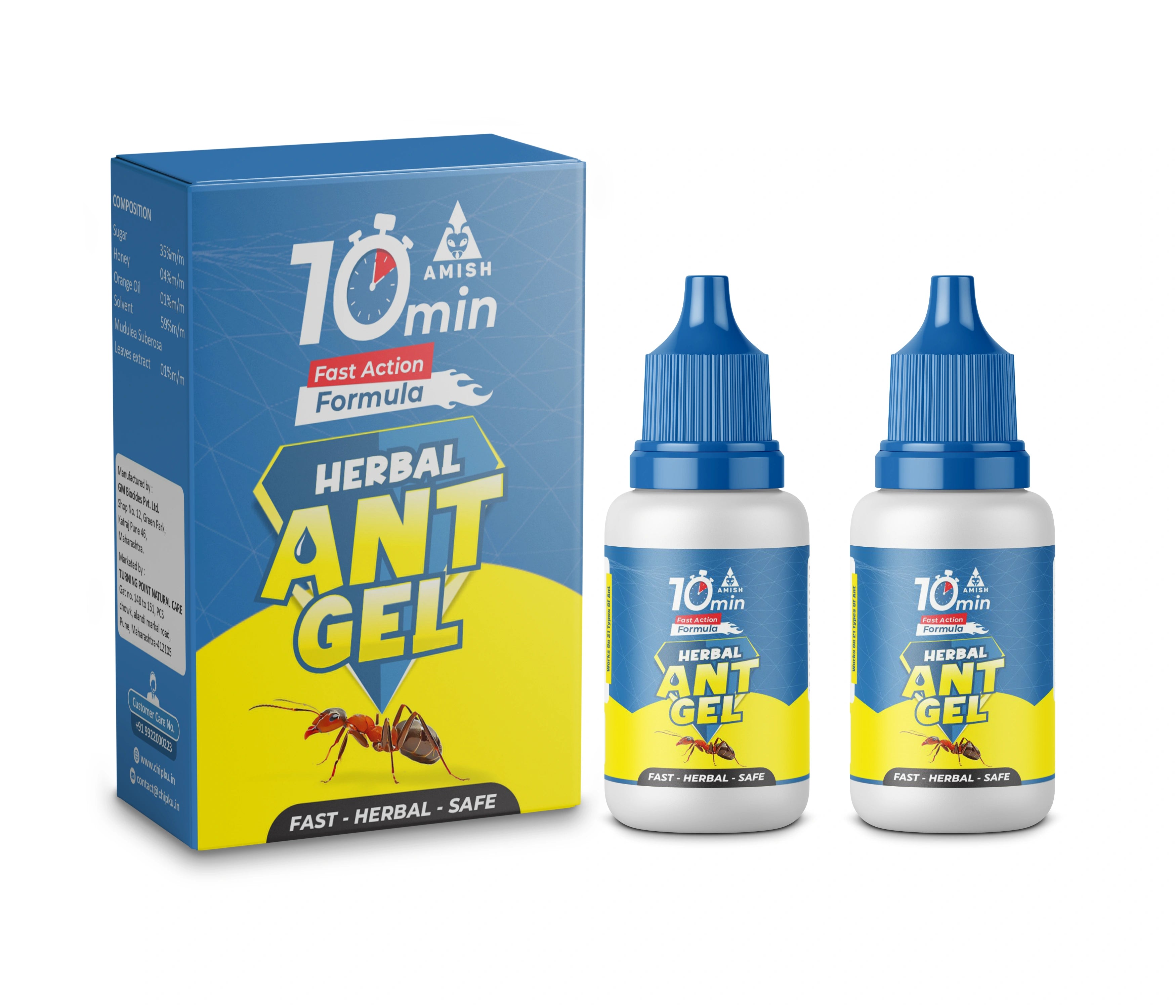 Amish Herbal Ant Gel -20ml (Pack of 2)