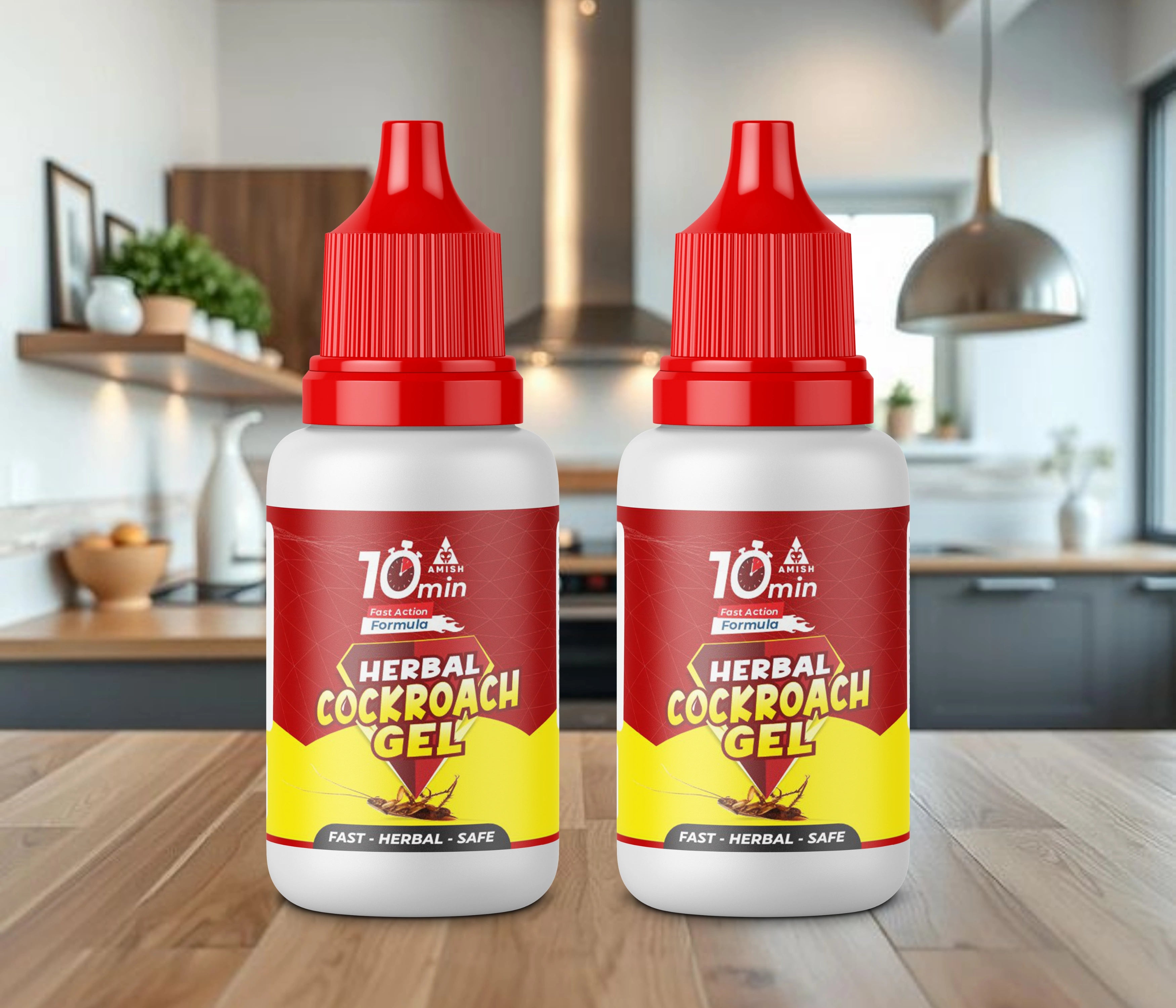 Amish Herbal Cockroach Gel-20gm (Pack of 2)