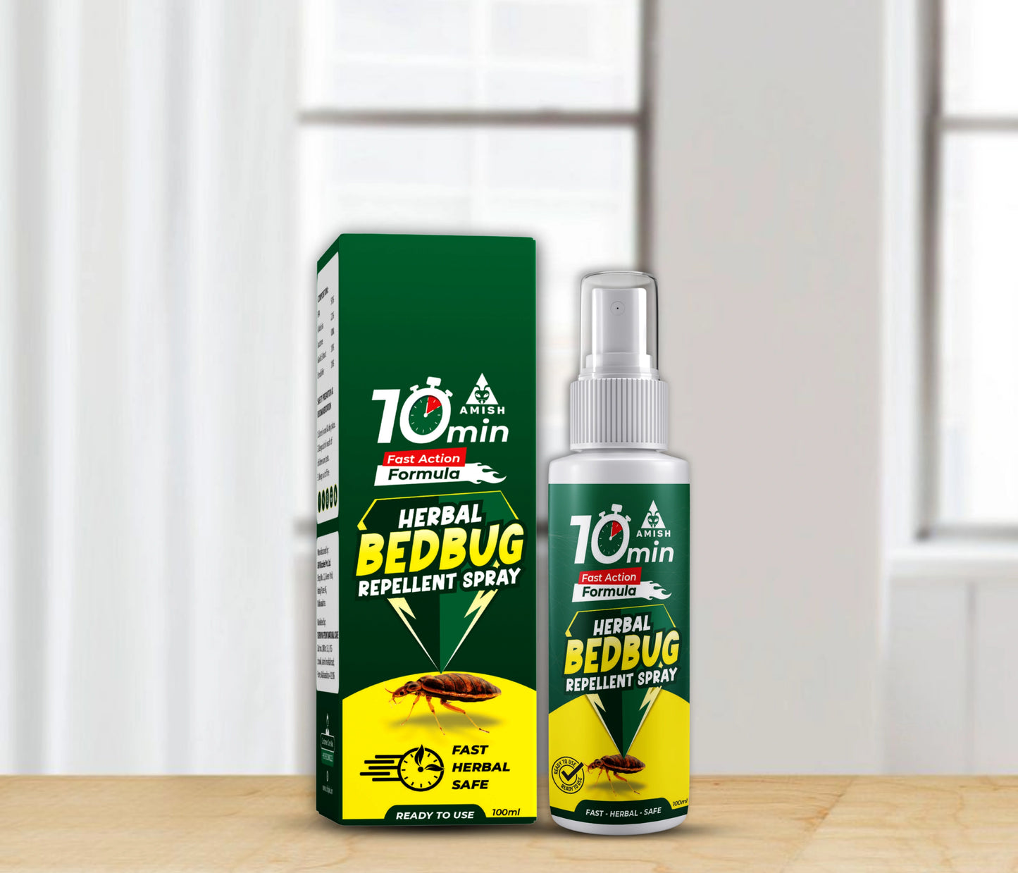 Amish Herbal Bed Bug Spray -100ml