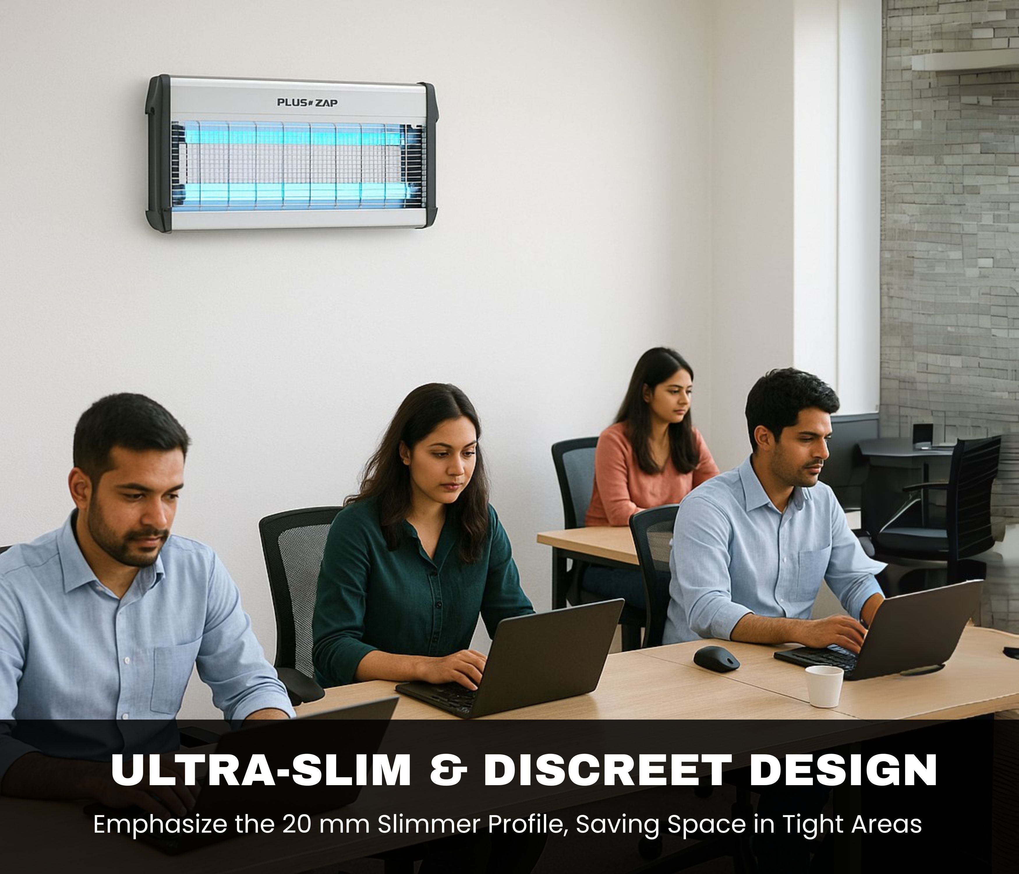 Chipku Plus Zap 16W Electric Fly Killer – Slim, Stylish & Professional Insect Control for Kitchens, Cafés & Offices