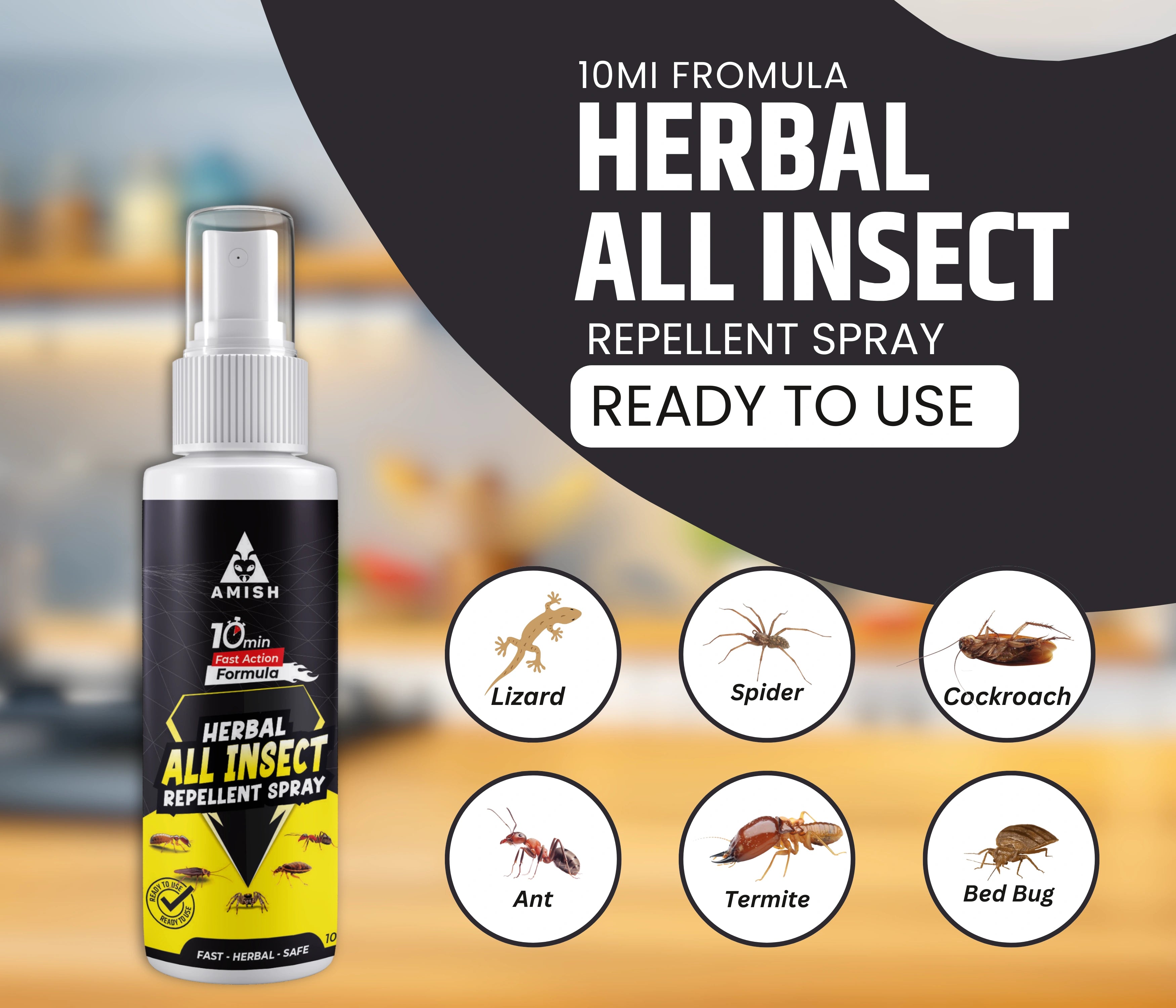 Amish Herbal All in One Spray-100ml (Pack of 2)