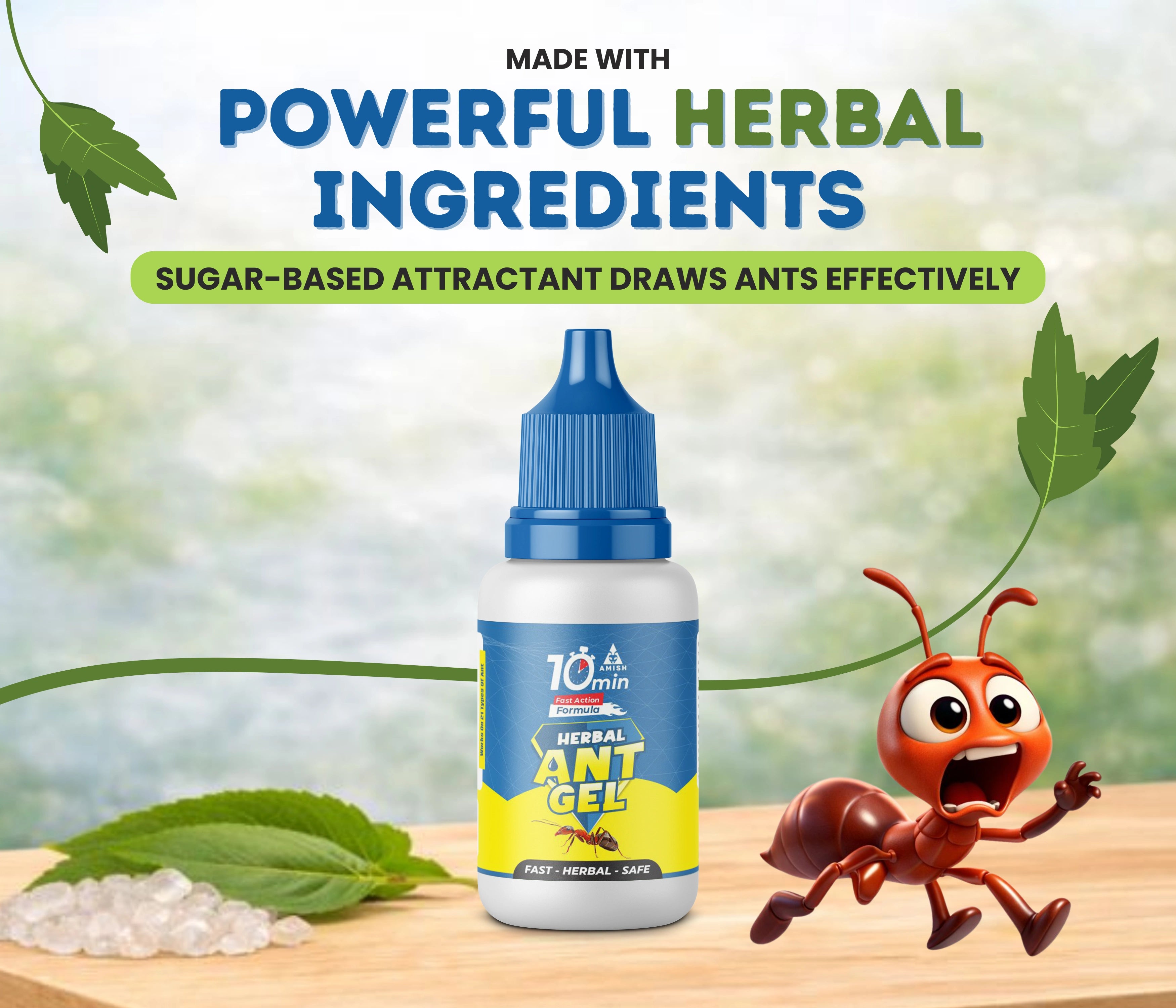 Amish Herbal Ant Gel -20ml (Pack of 2)