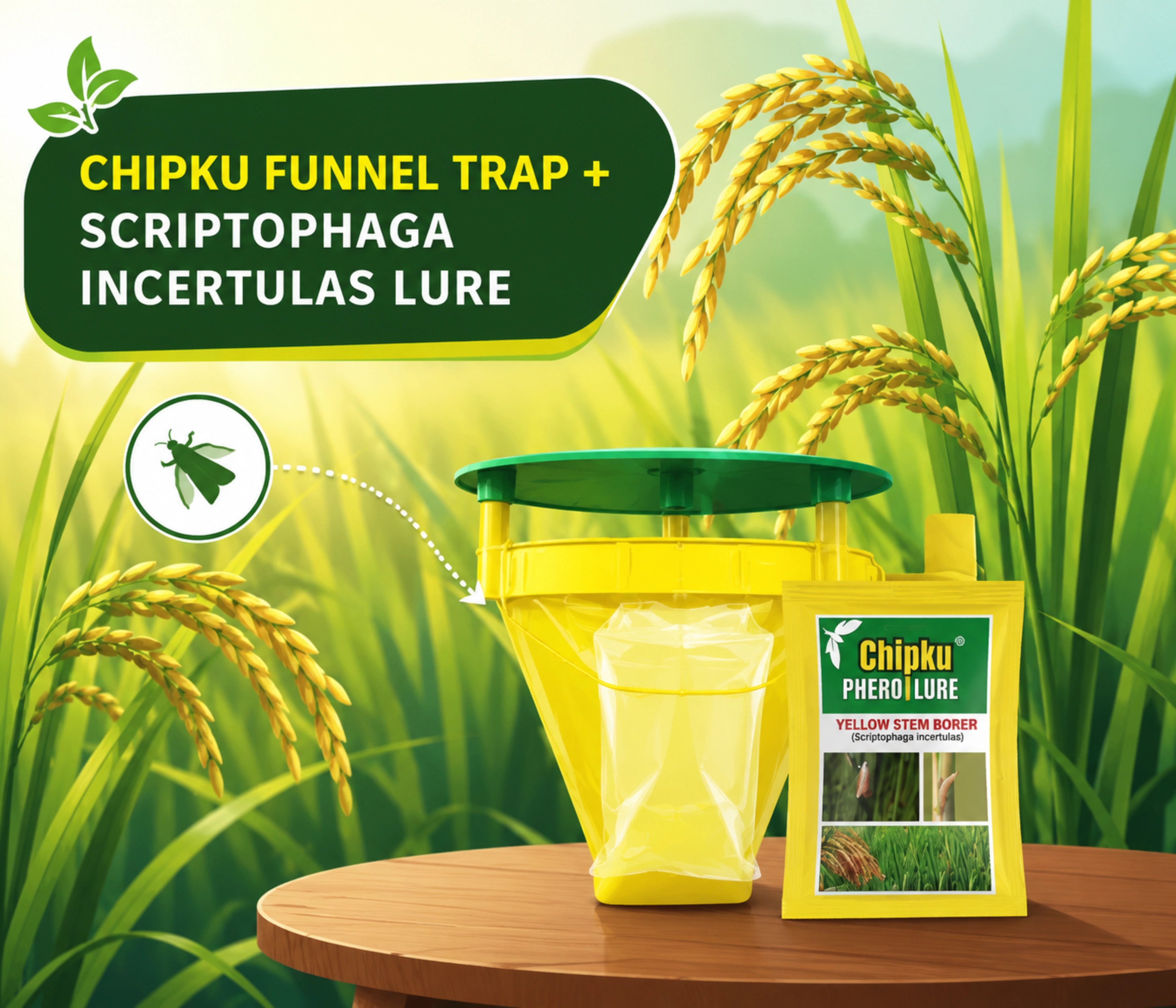 Chipku Yellow Stem Borer Pheromone Lure (Scriptophaga Incertulas)