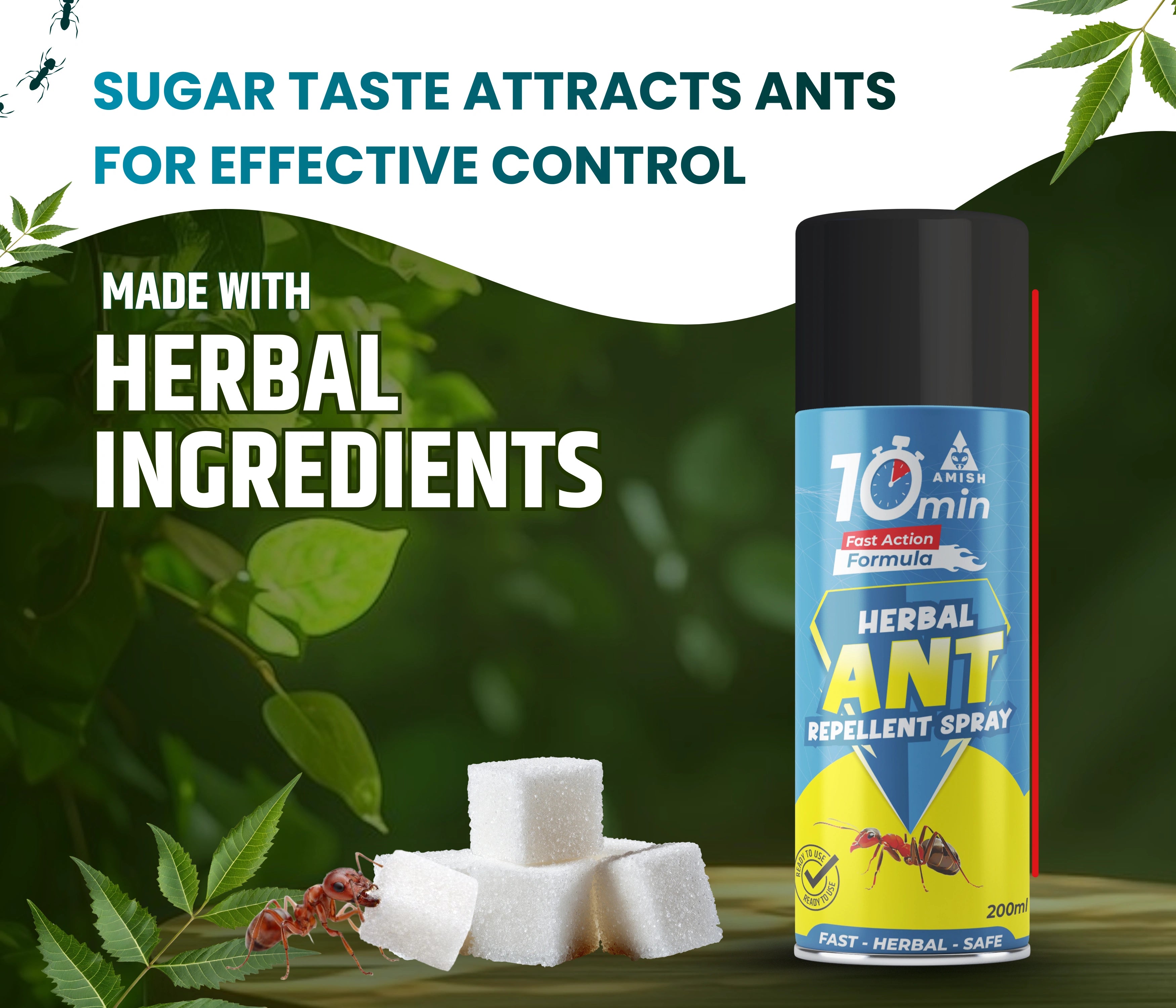 Amish Herbal Ant Spray Aerosol -200ml