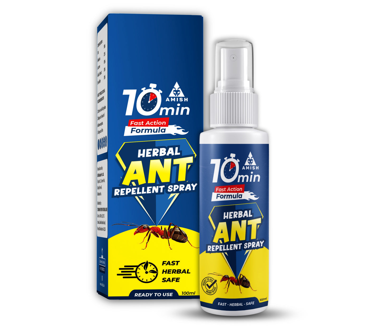 Amish Ant repellent 100ml Ready to us herbal spray for home and kitchen