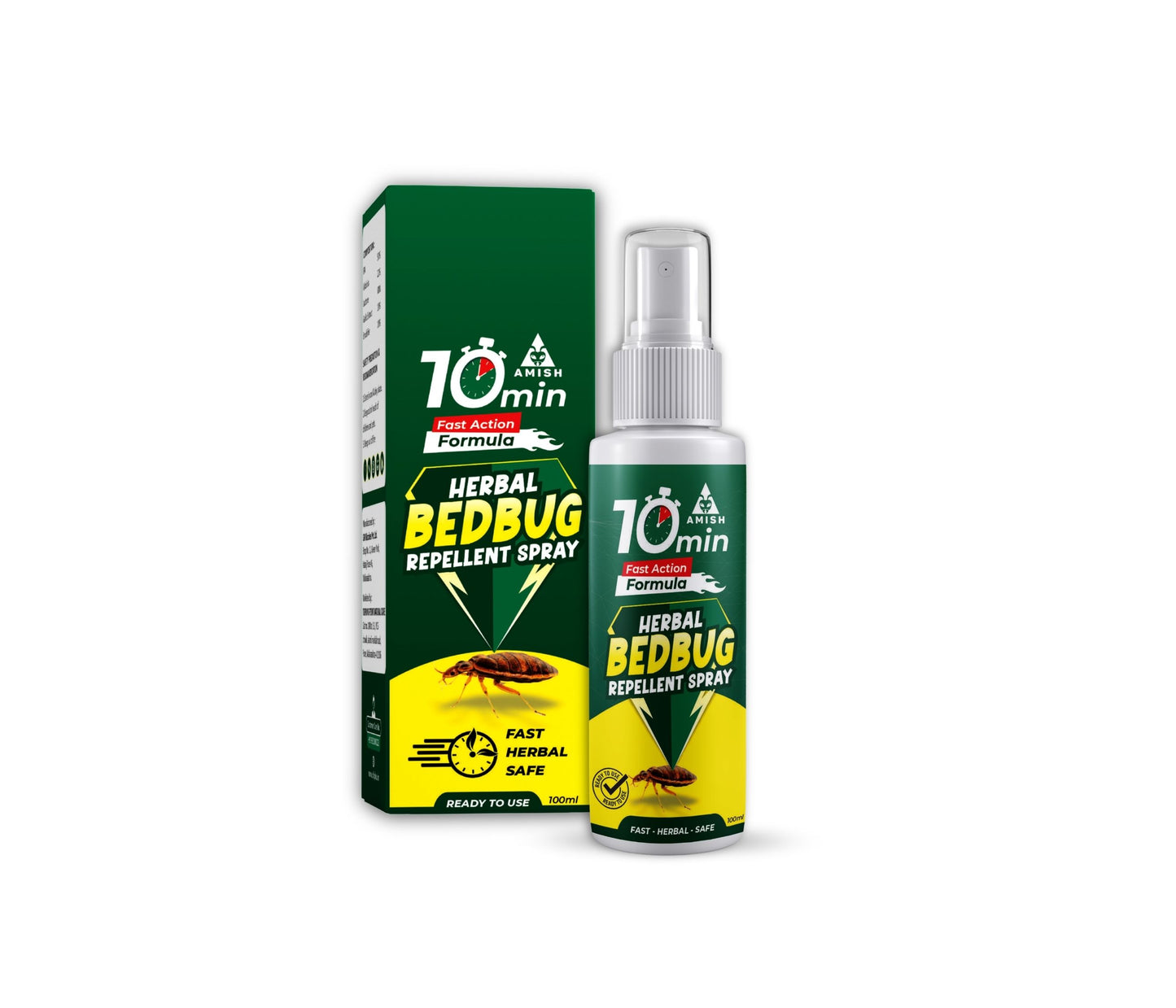 Amish Herbal Bed-Bug Repellent 100ML (PACK OF 2)