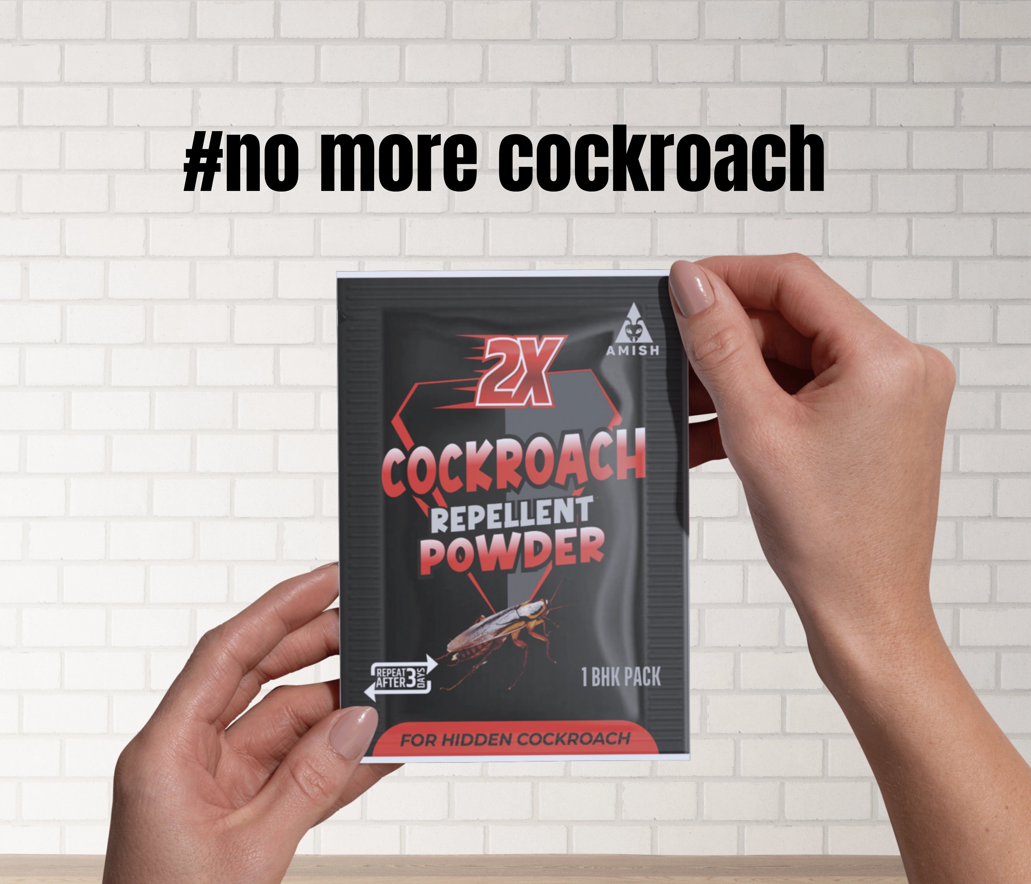 Amish Herbal Cockroach Powder-10gm (Pack of 4)