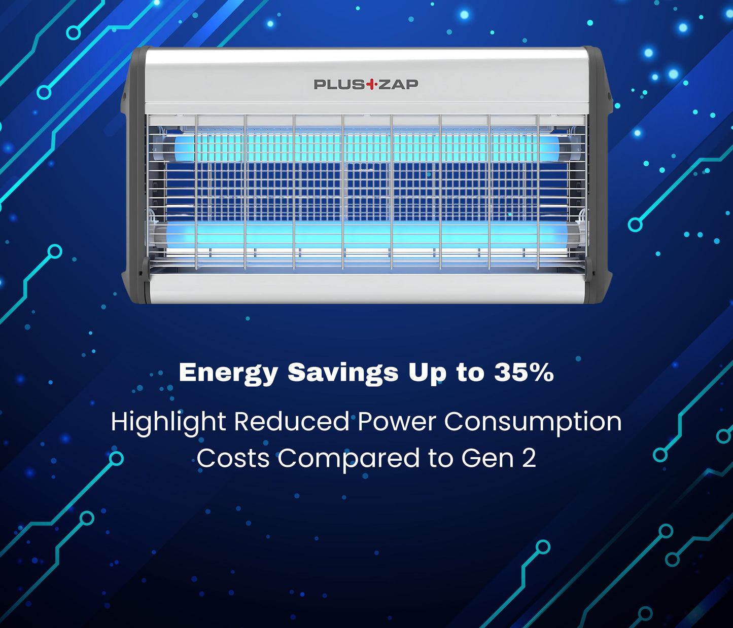 Chipku Plus Zap 16W Electric Fly Killer – Slim, Stylish & Professional Insect Control for Kitchens, Cafés & Offices