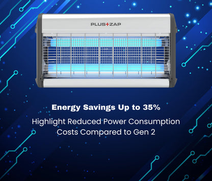 Chipku Plus Zap 16W Electric Fly Killer – Slim, Stylish & Professional Insect Control for Kitchens, Cafés & Offices