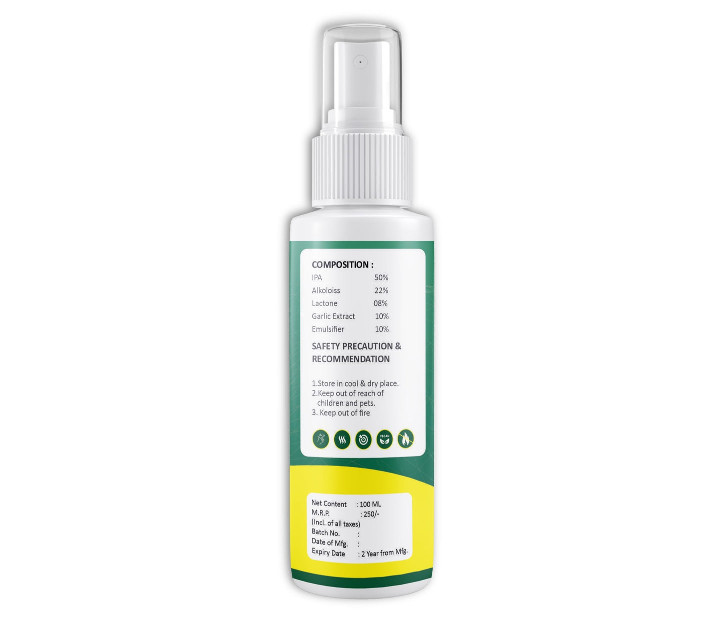 Amish Herbal Bed-Bug Repellent 100ML (PACK OF 2)