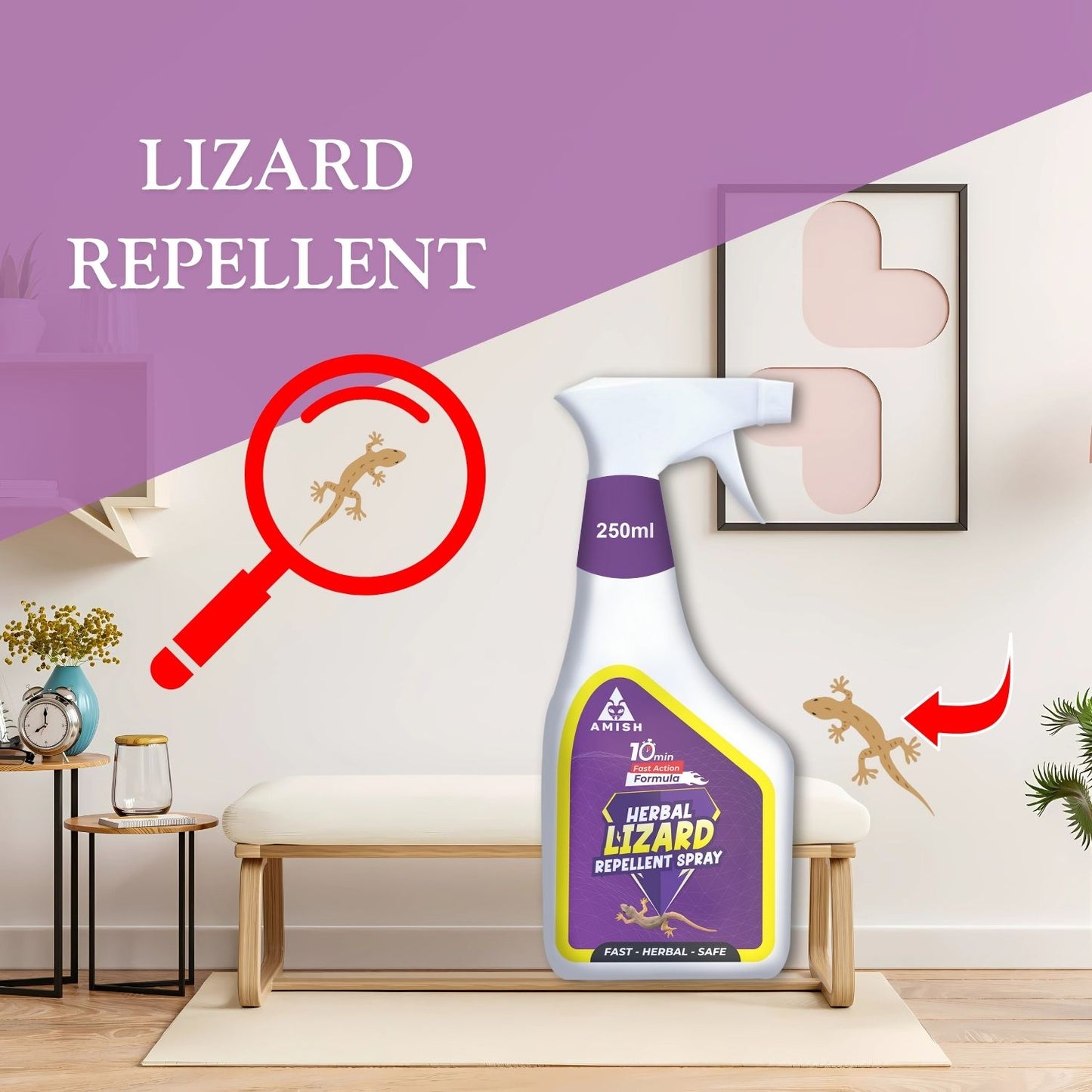 Amish Ultra Lizard Spray Special Ready To Use Spray For Home - Pack of 1