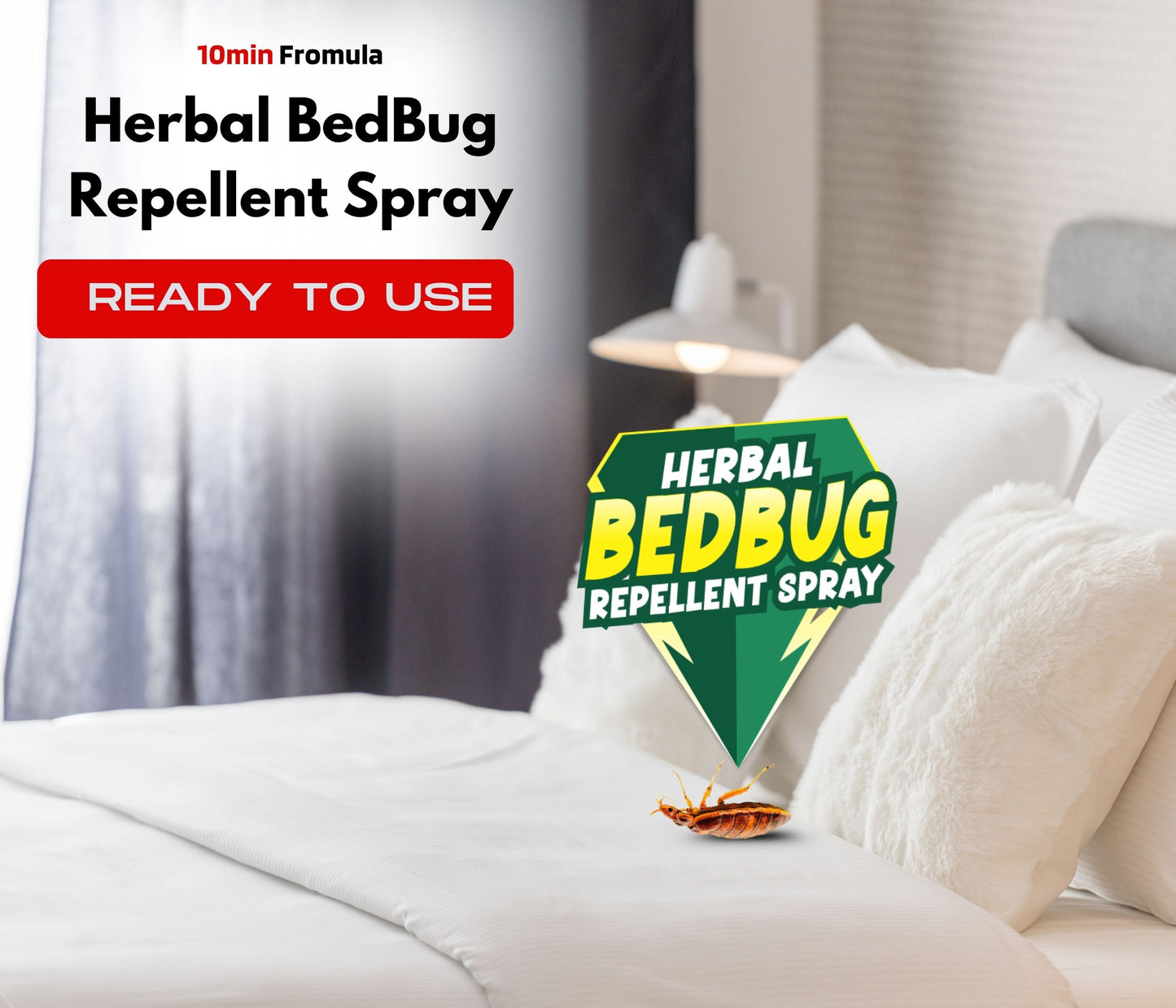 Amish Herbal Bed-Bug Repellent 100ML (PACK OF 2)