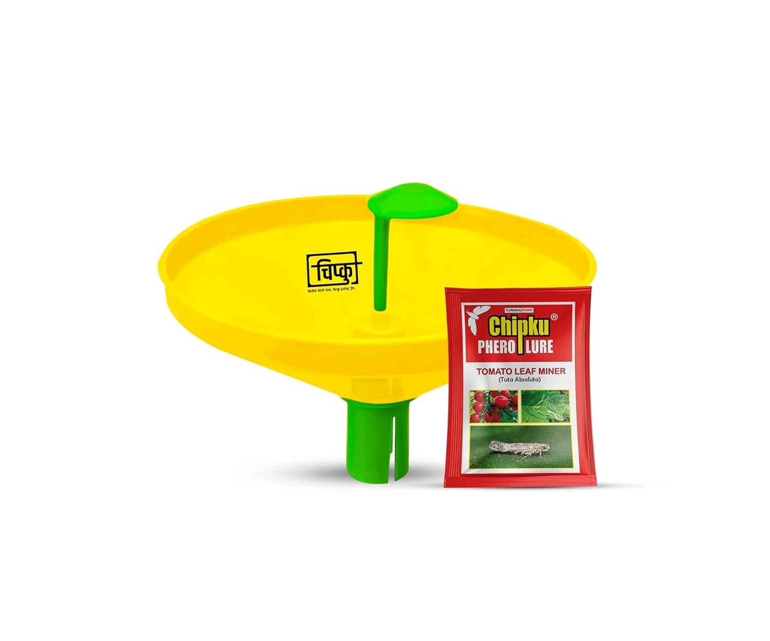 Chipku- Pheromone Water Trap with Lure Tuta Absoluta Lure for Catch Insect/Moth Tomato Leaf Minor (Tuta absoluta) (10)