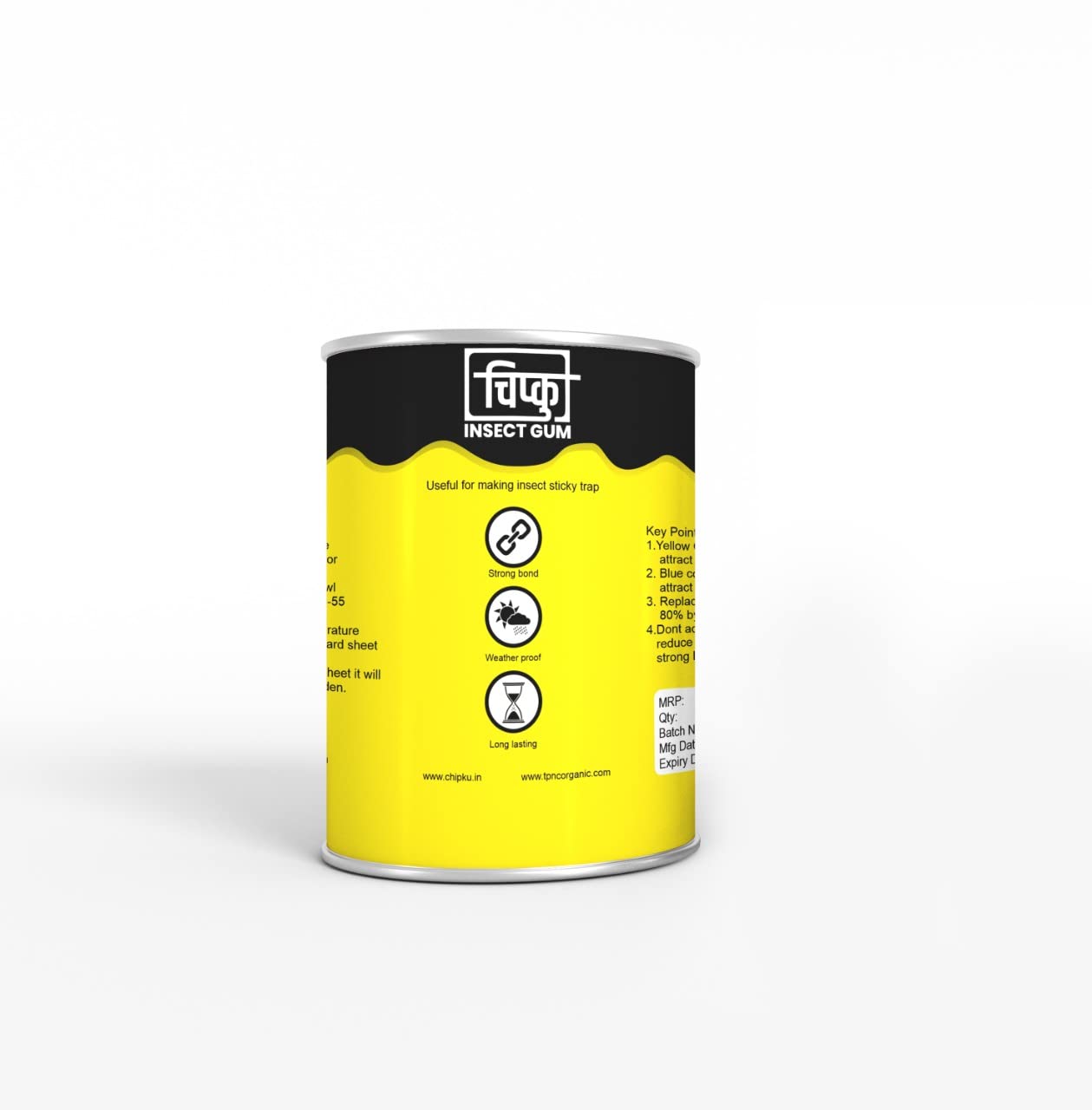 chipku- insect gum for melt adhesive for making insect trap, fly trap glue boards waterproof strong insect glue pack of 500 gram