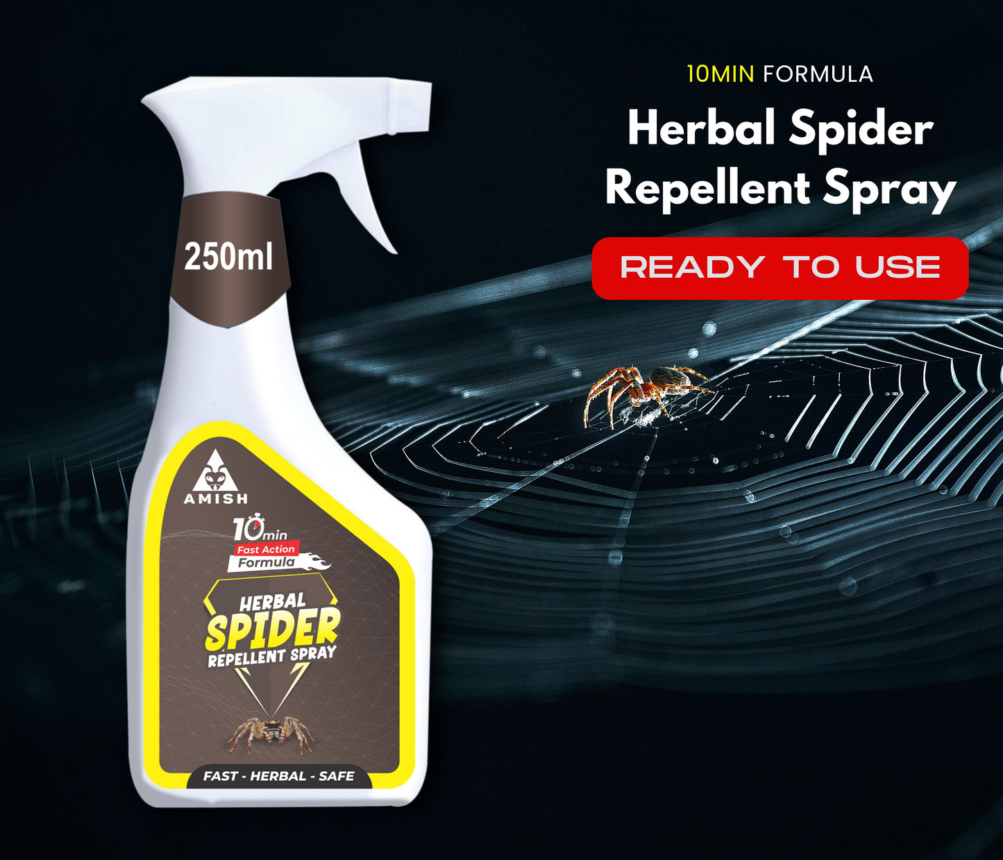 Amish -A Eco-Friendly Spider Repellent Spray