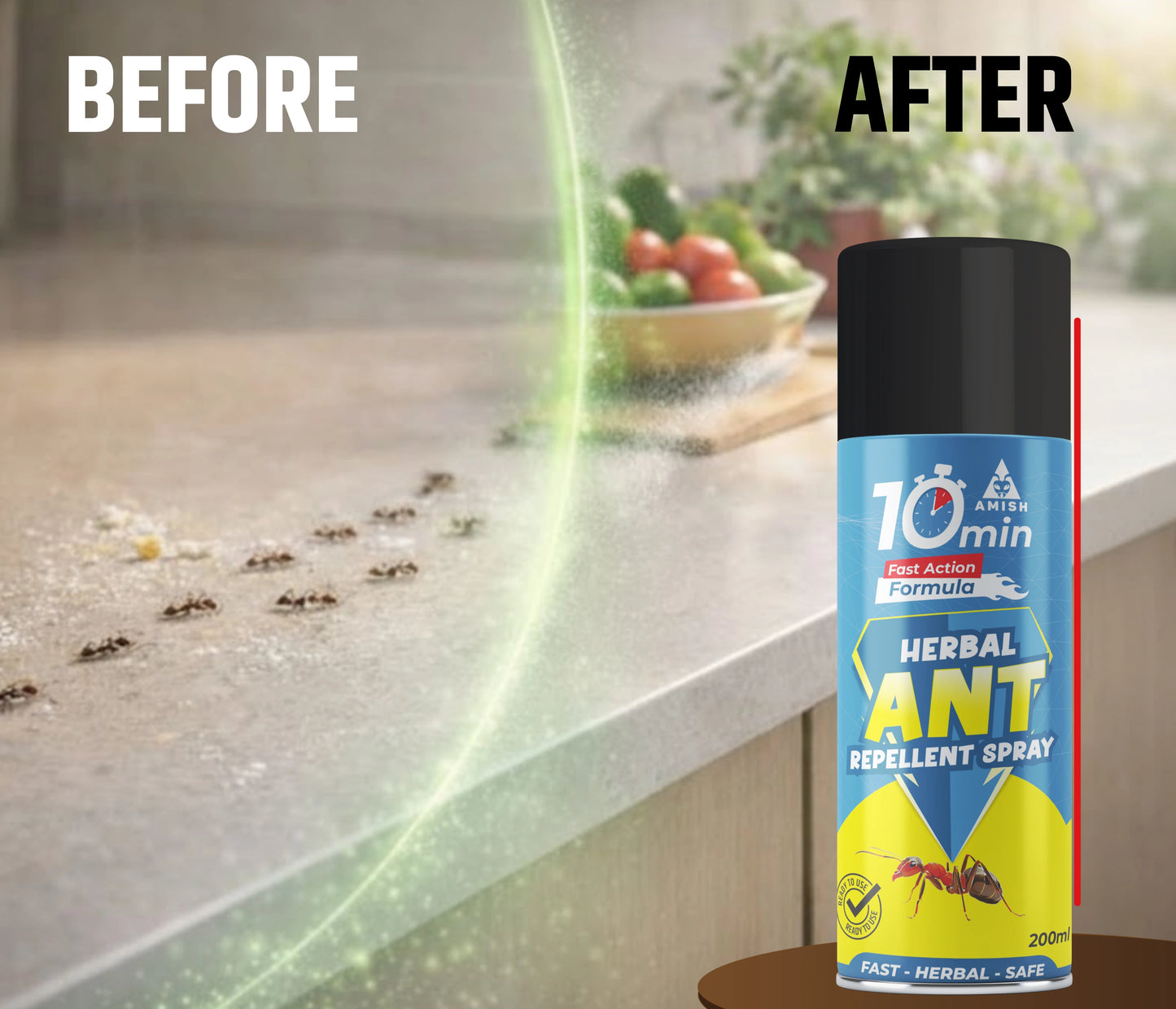 Amish Herbal Ant Spray Aerosol -200ml