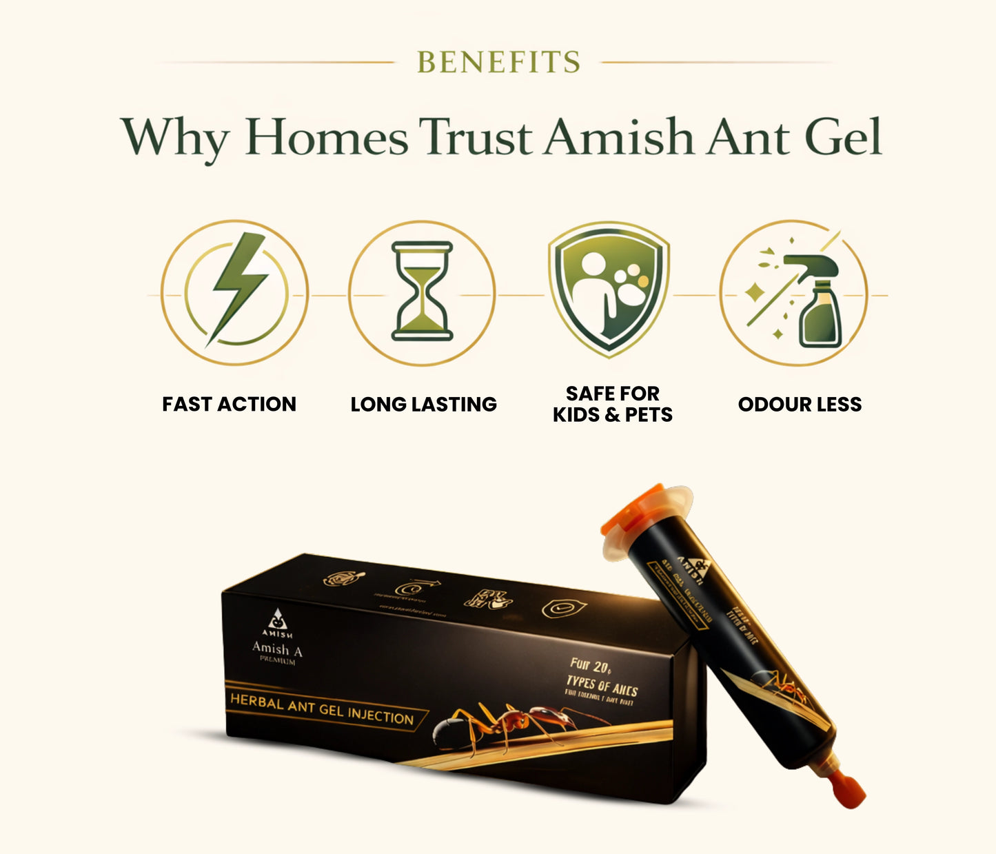 Amish Herbal Ant Gel Injection-30gm