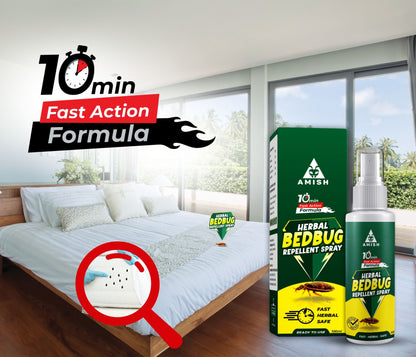 Amish Herbal Bed-Bug Repellent 100ML (PACK OF 2)