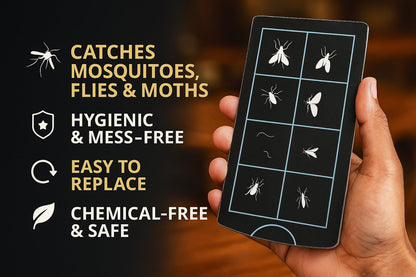 Chipku AtrapaFly by Brandenburg® – Compact 9W UV-A Fly Trap with Glue Board | Silent, Chemical-Free Insect Control for Kitchens, Restaurants, Hospitals & More