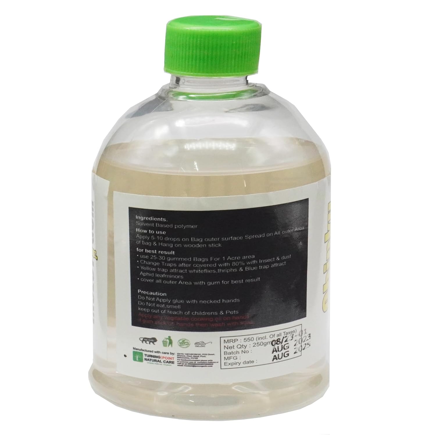 Chipku Sticky Gum & Bags/Insect Sticky Trap/Glue Trap for Garden & Farm- to Control whiteflies, Thrips, jassids (Bags50 +Gum Bottle, Yellow)