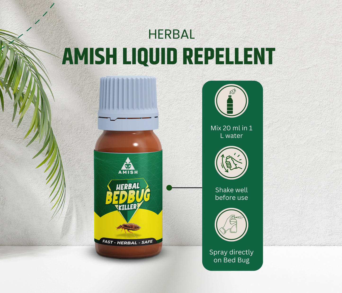 Amish Herbal Bed Bug-30ml ( Pack of 2)