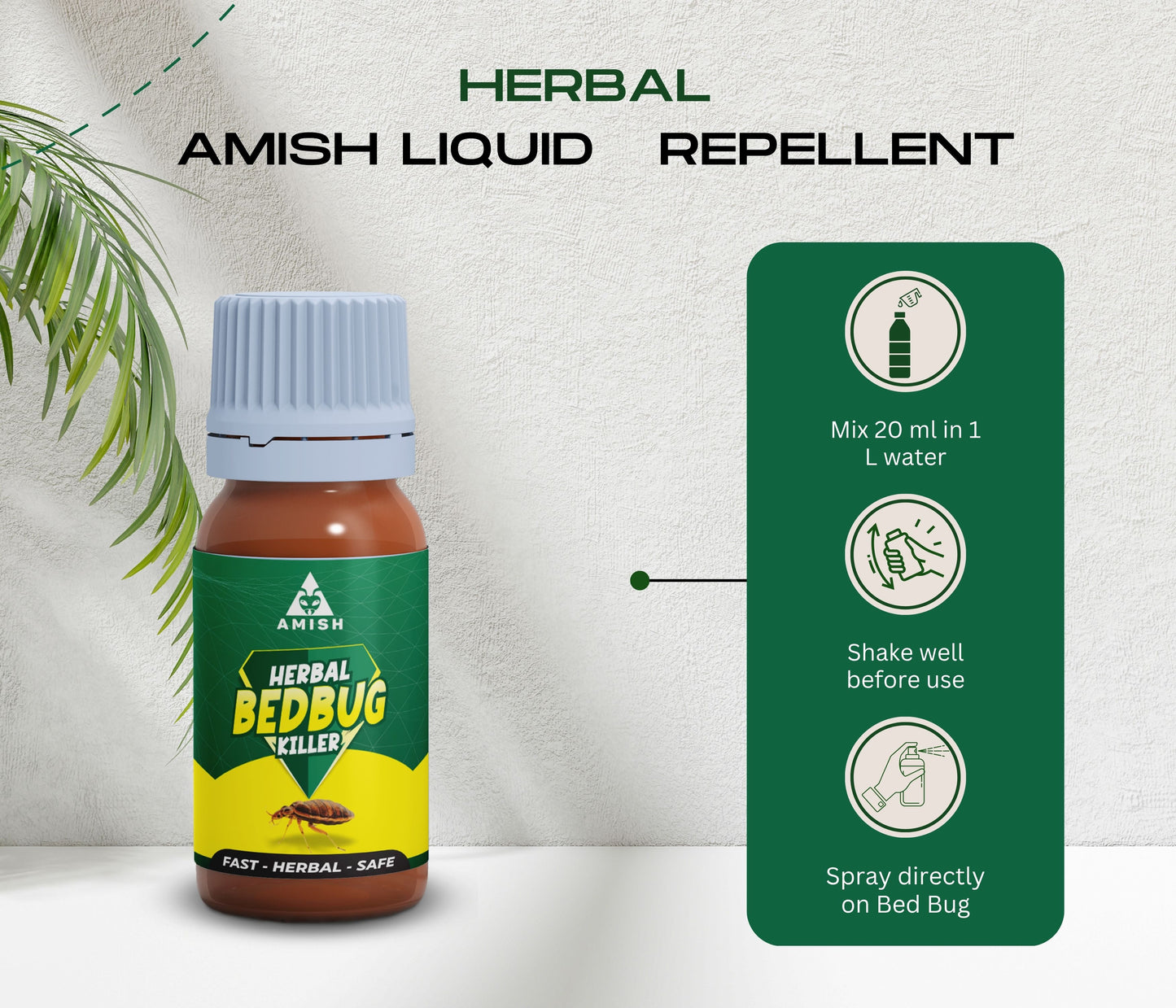 Amish Bed Bug Liquid - pack of  2 ( 30 ml )