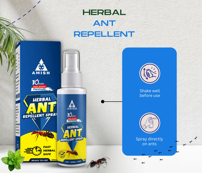 Amish Ant repellent 100ml Ready to us herbal spray for home and kitchen