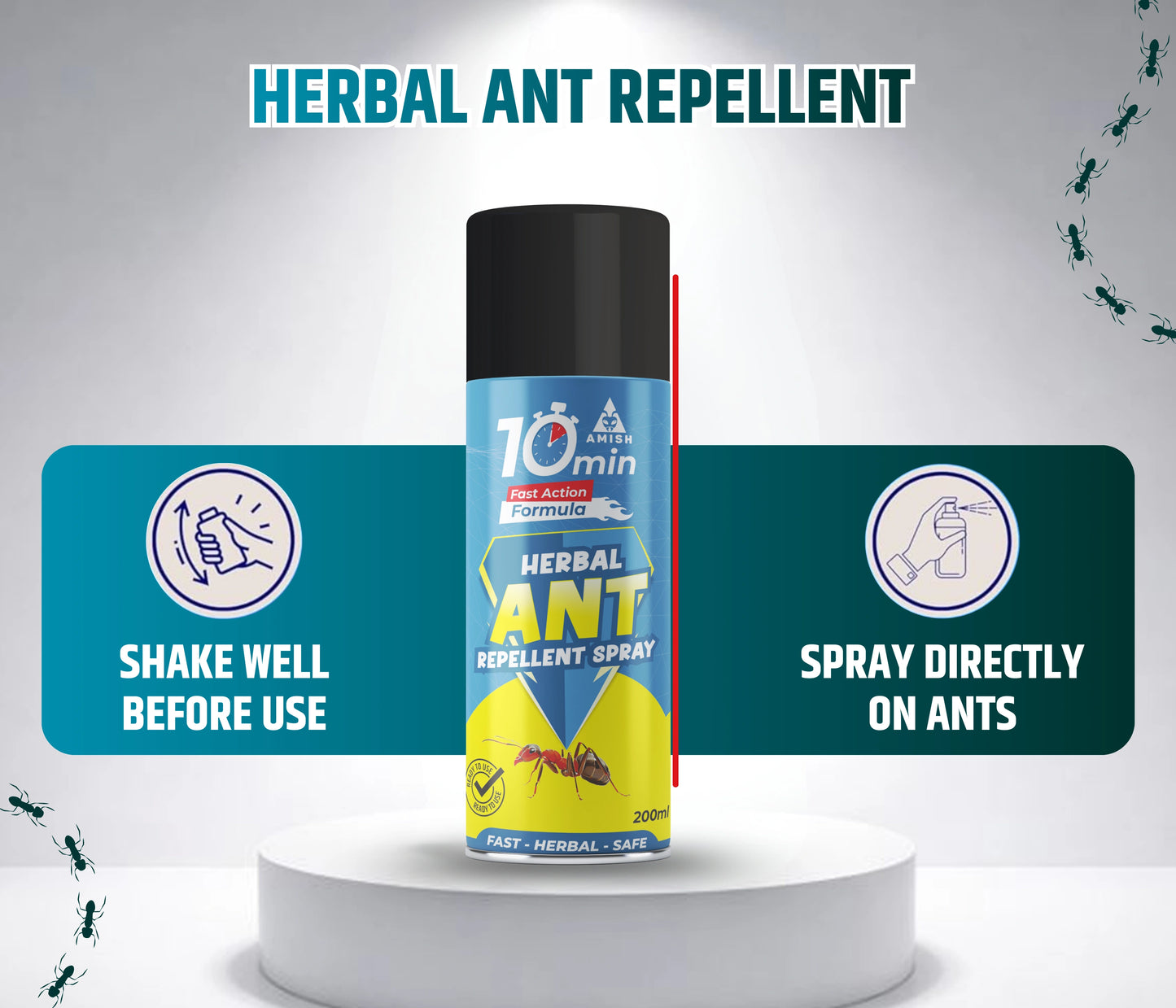 Amish Herbal Ant Spray Aerosol -200ml
