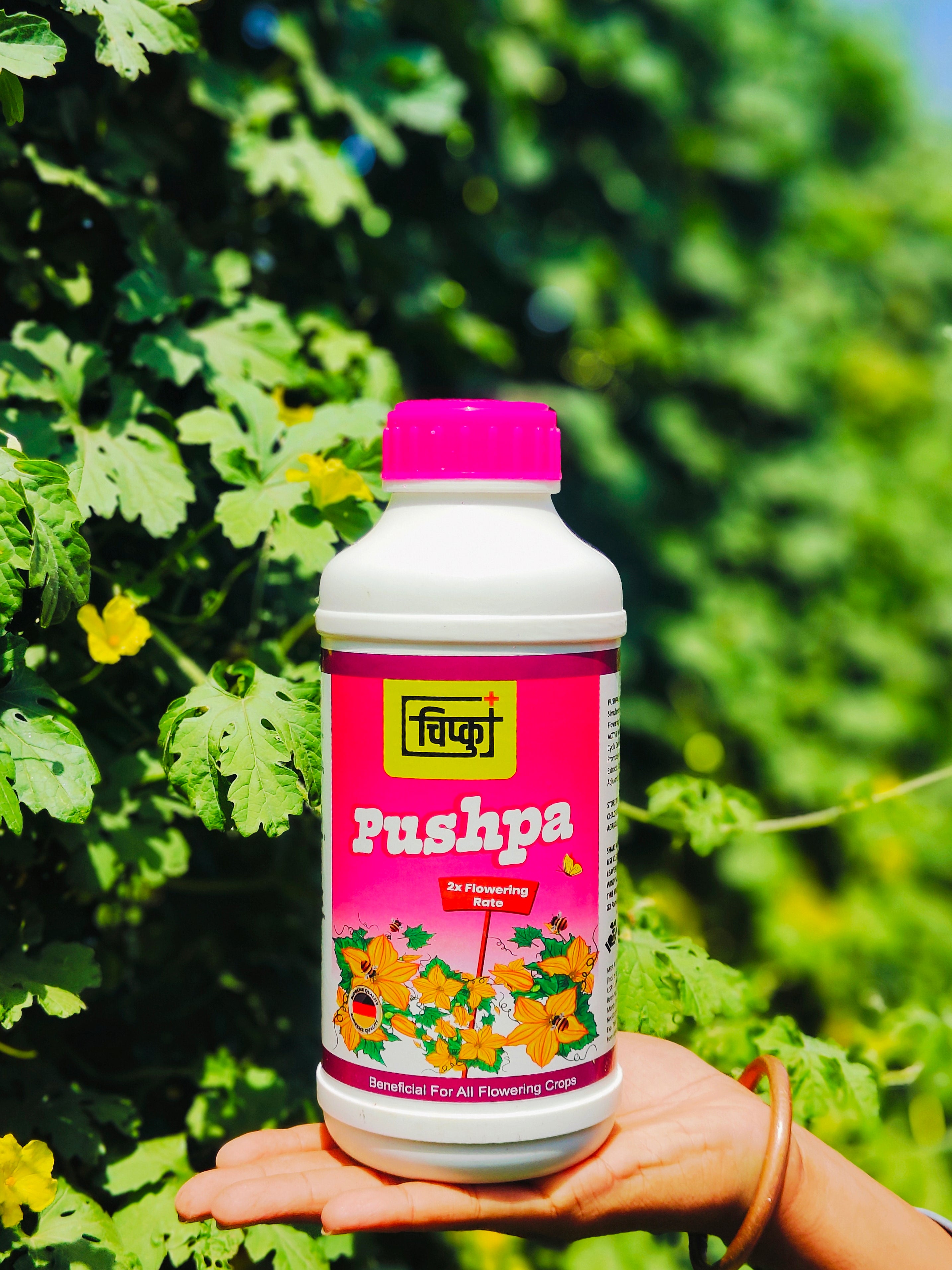 Chipku - Pushpa plant fertilizer to induce flowering and fruit setting 500 ml