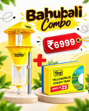 Bahubali Solar Trap + A5 Stikcy Trap Mix Pack of 25